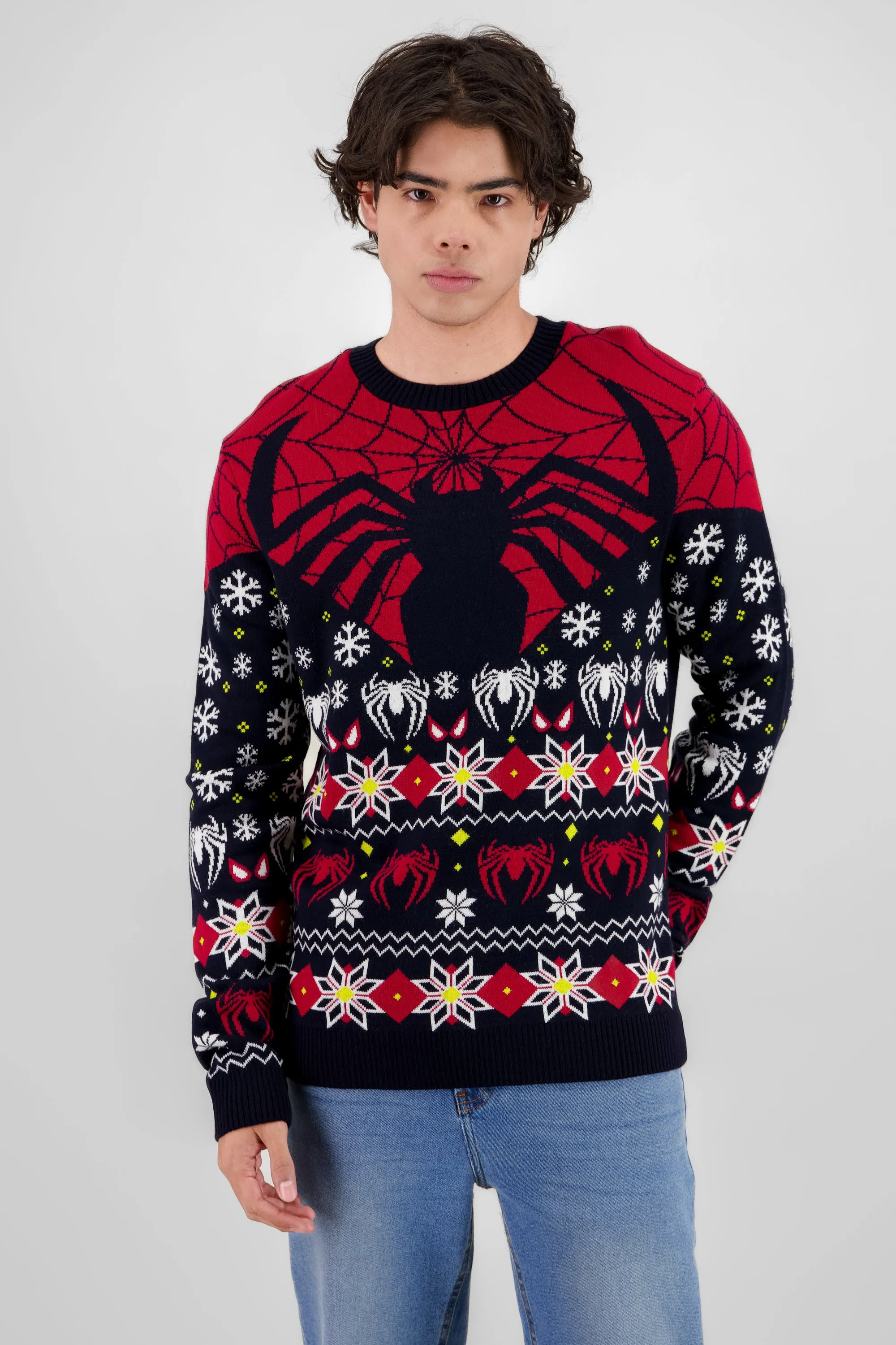 Suéter navideño unisex Spiderman sold by Shasa product image thumbnail 2
