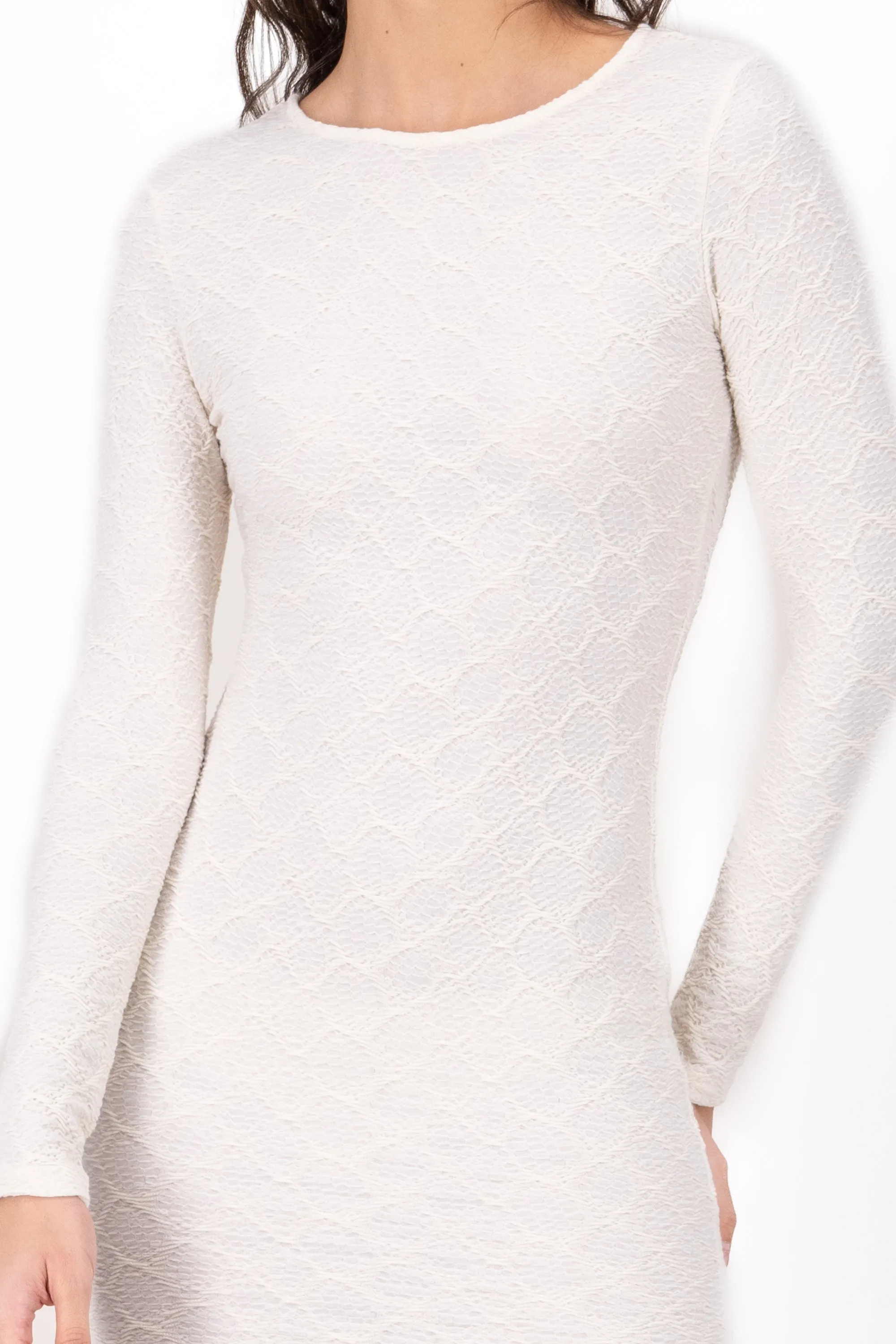 Vestido Midi Manga Larga Textura sold by Shasa product image thumbnail 5