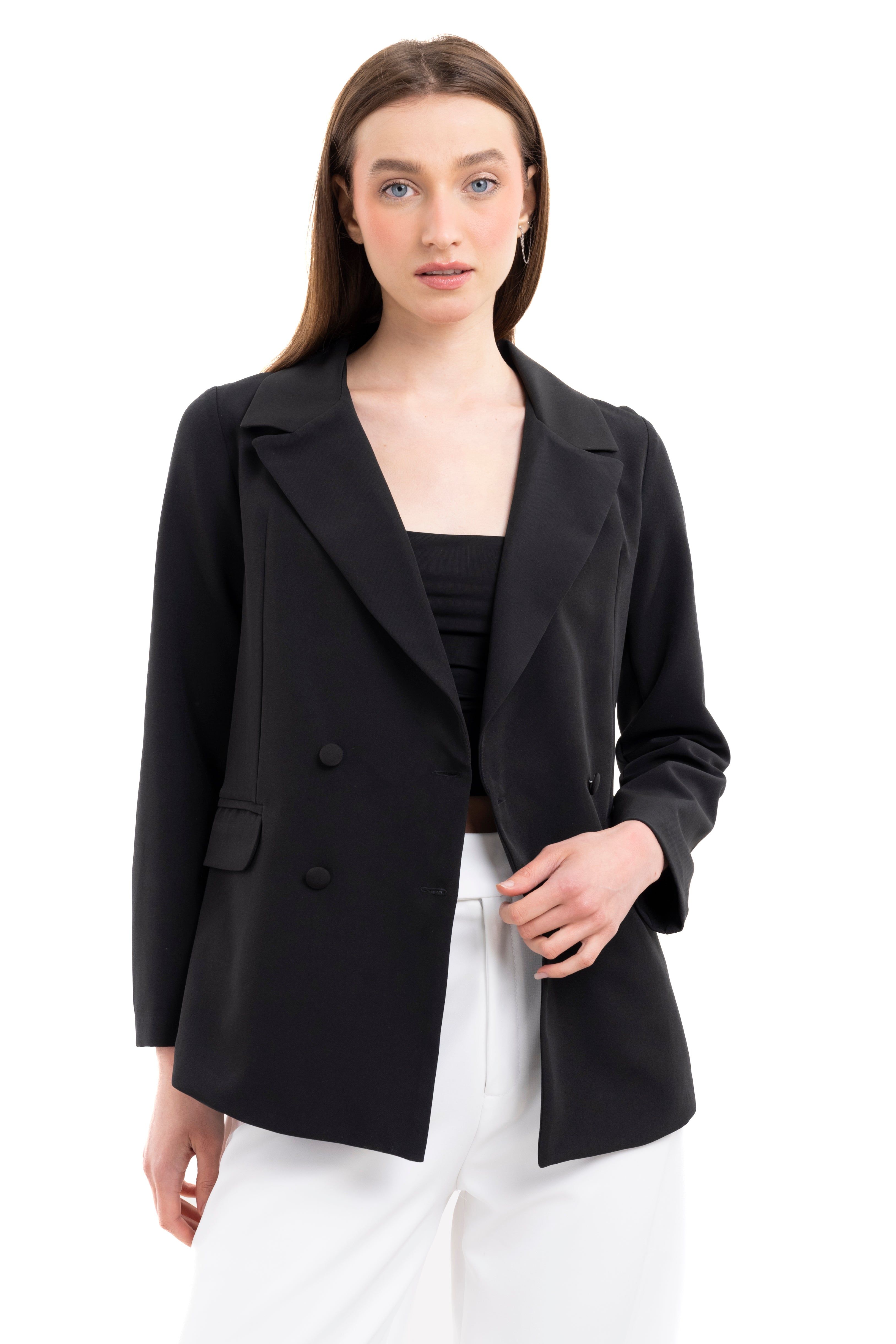 Saco liso botones sold by Shasa