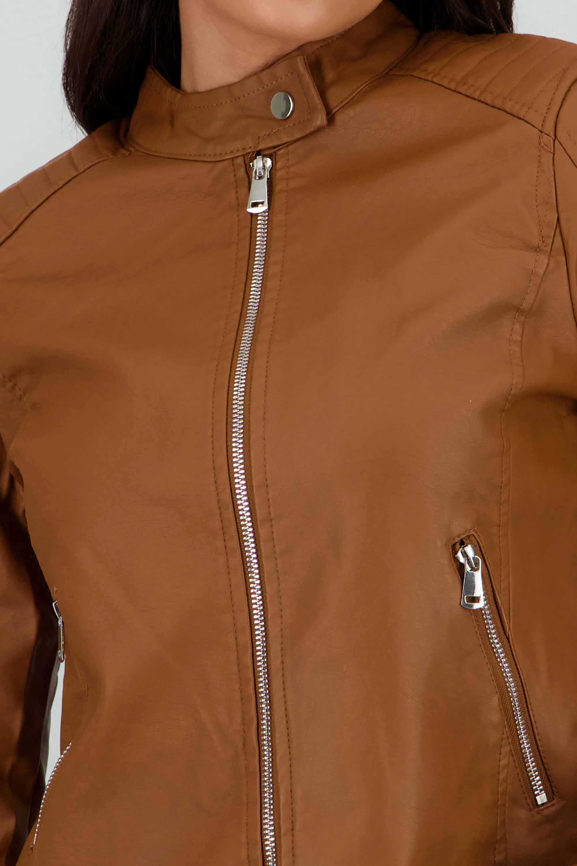 Chamarra corta efecto piel sold by Shasa product image thumbnail 5