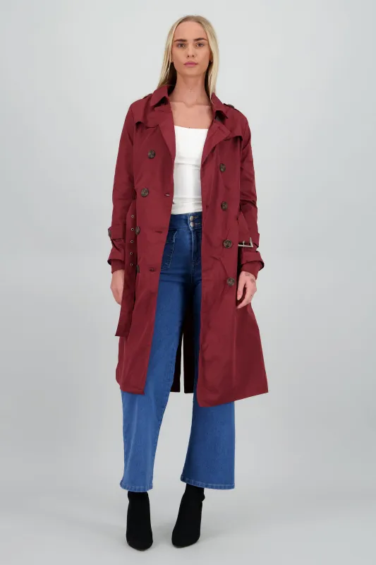 Gabardina maxi lisa sold by Shasa