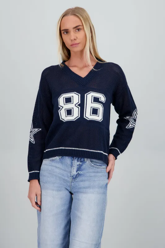 Sueter jersey numero sold by Shasa