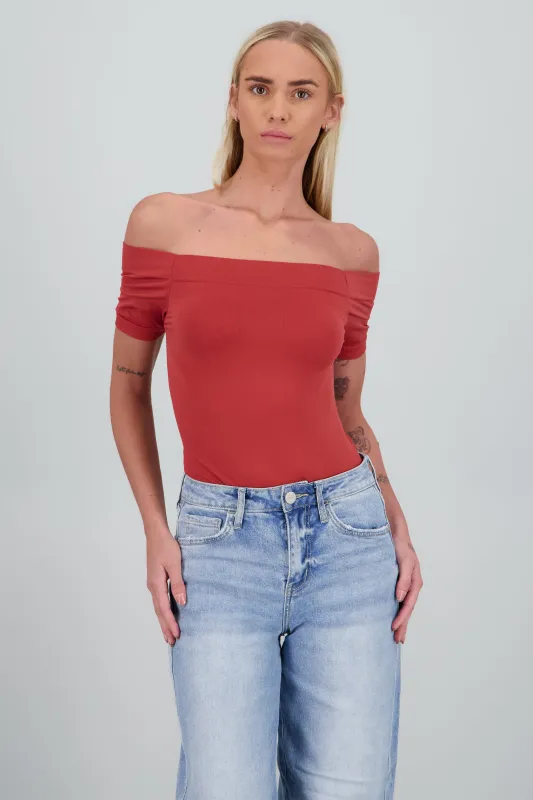 Bodysuit Liso Hombros Descubiertos sold by Shasa