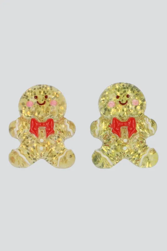 Aretes figura navideña cristal sold by Shasa