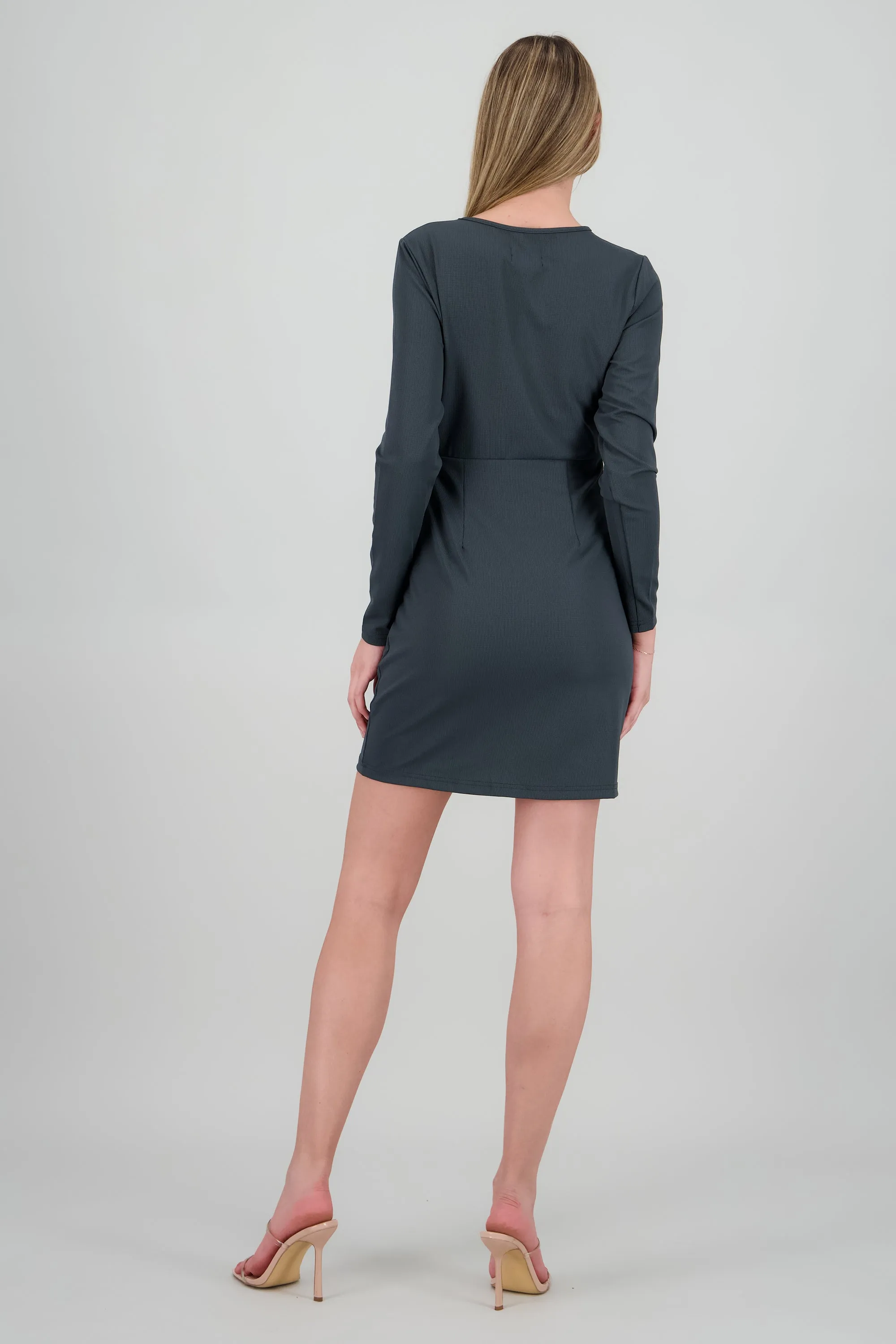 Vestido corto cruzado manga larga sold by Shasa product image thumbnail 4