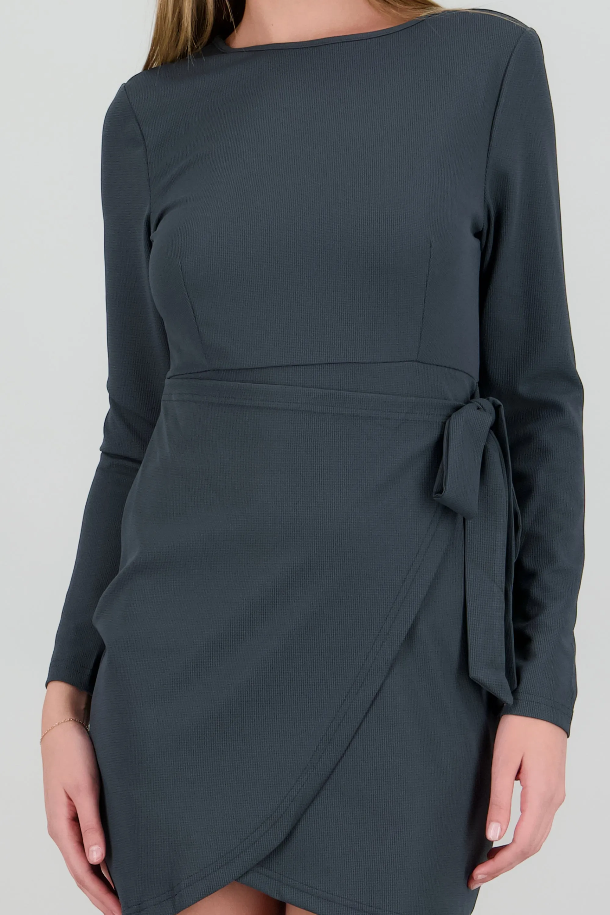 Vestido corto cruzado manga larga sold by Shasa product image thumbnail 5