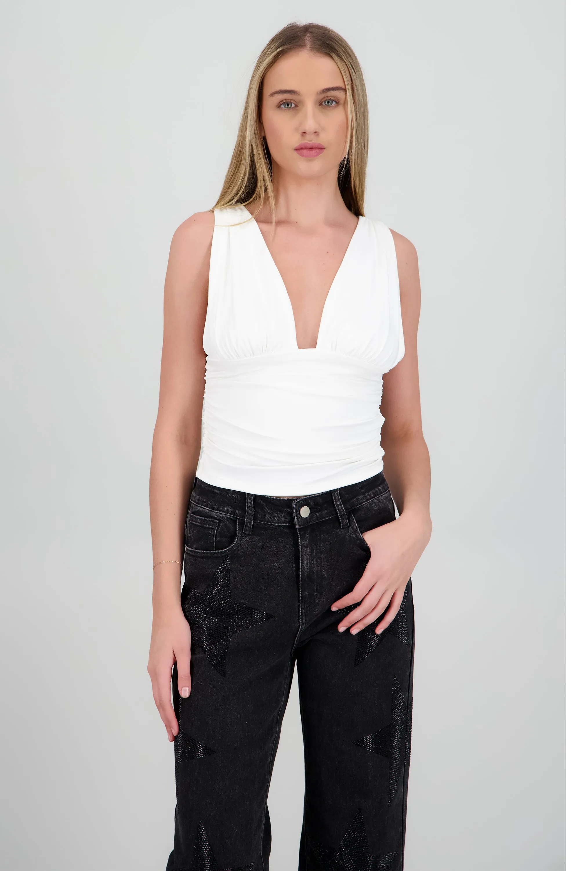 Top escote v fruncido sold by Shasa product image thumbnail 2