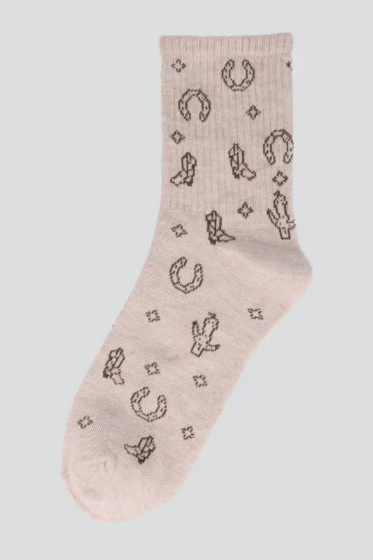 Calcetin full print vaquero sold by Shasa