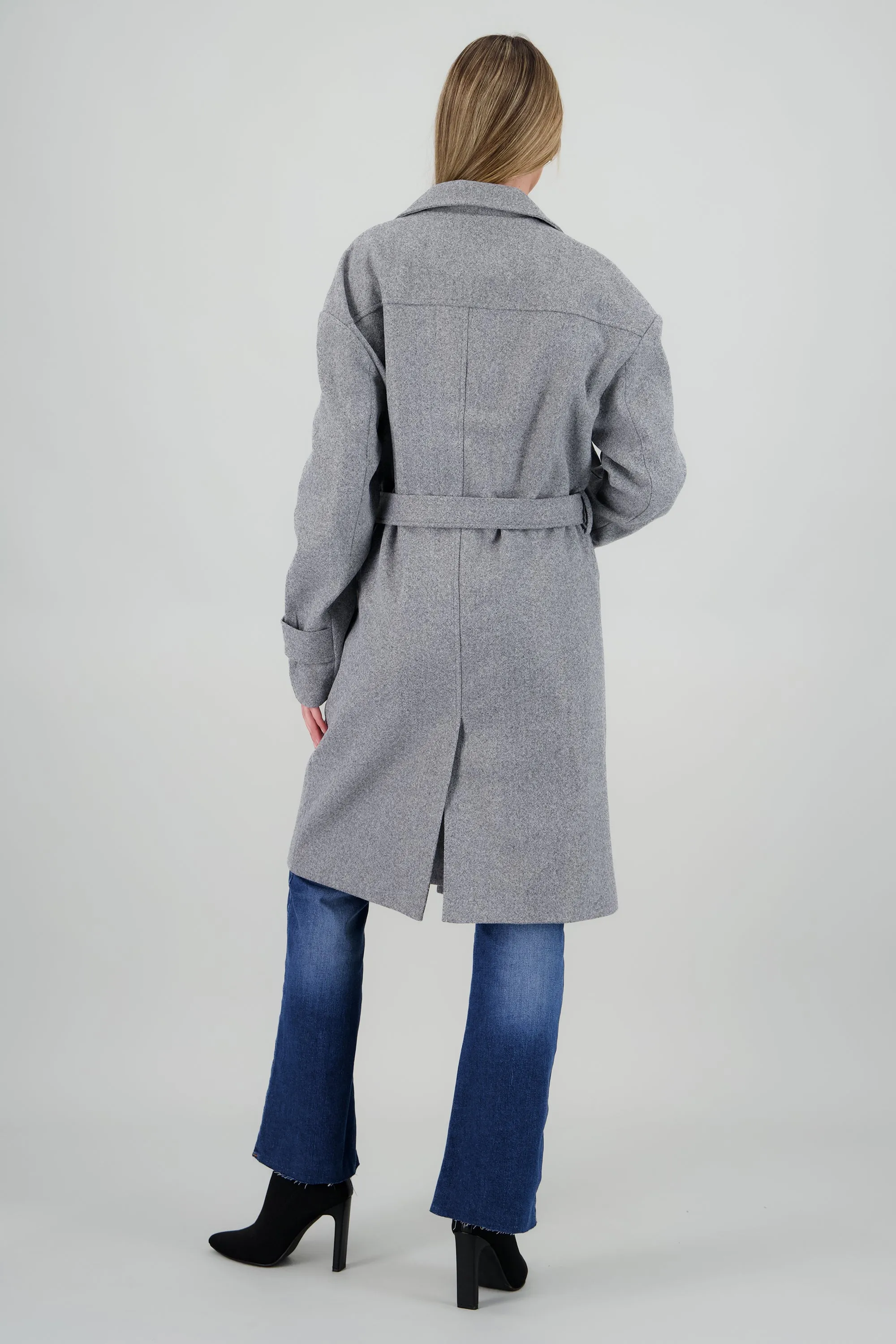 Abrigo largo de paño liso sold by Shasa product image thumbnail 4