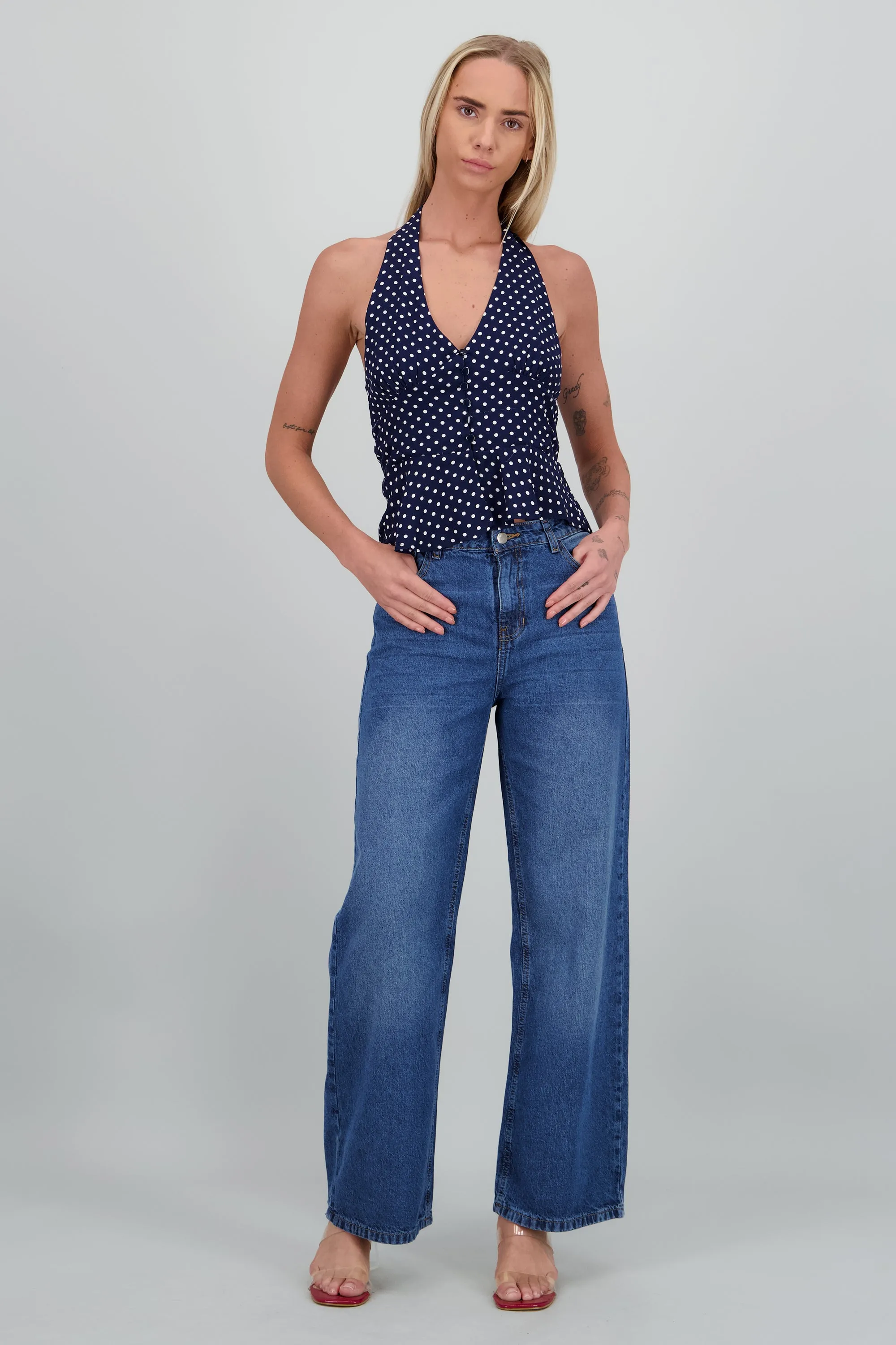 Jeans baggy tiro medio Hypsters sold by Shasa