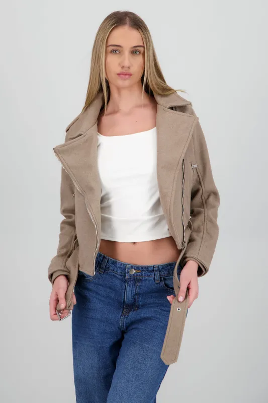 Biker jacker paño sold by Shasa