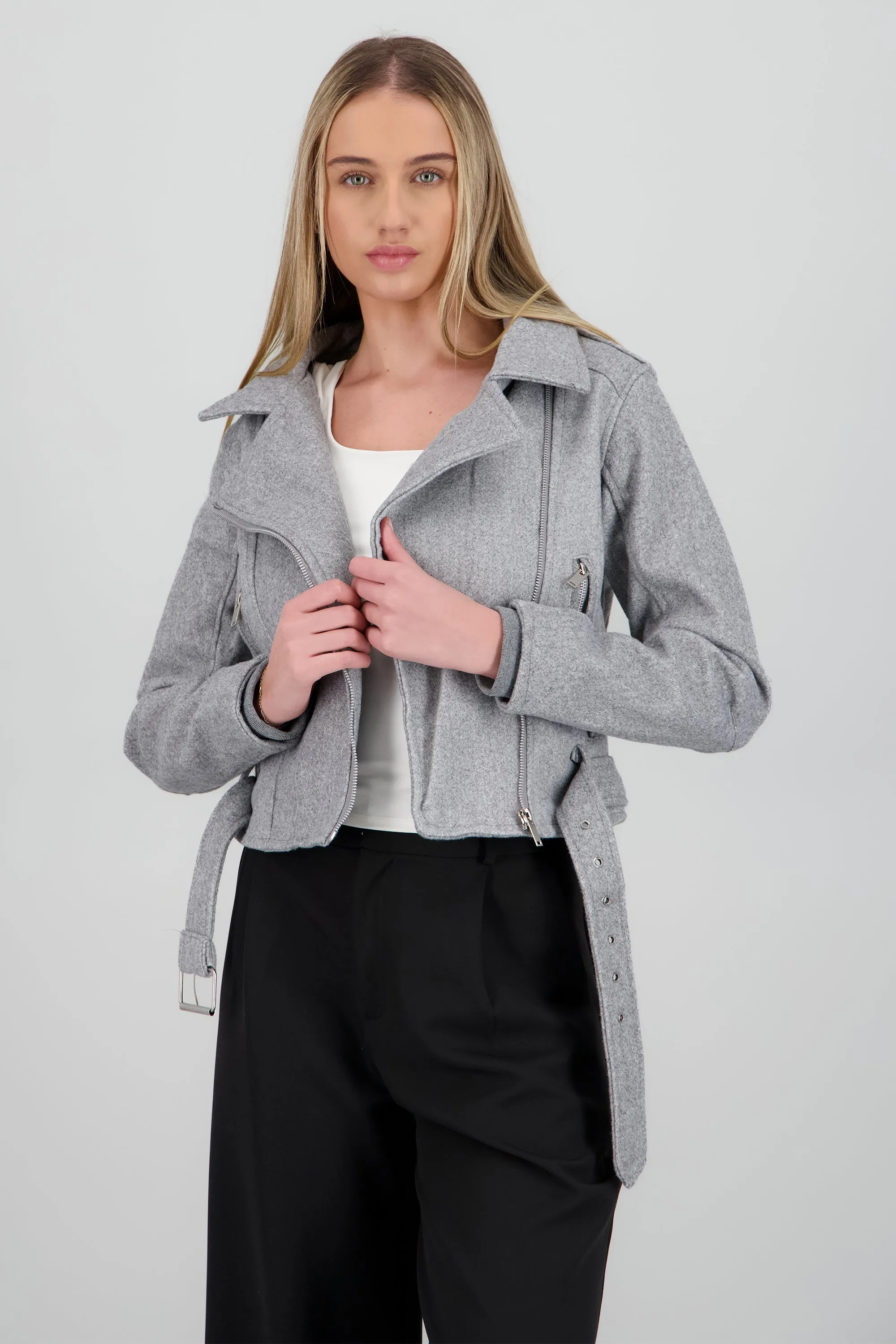 Biker jacker paño sold by Shasa