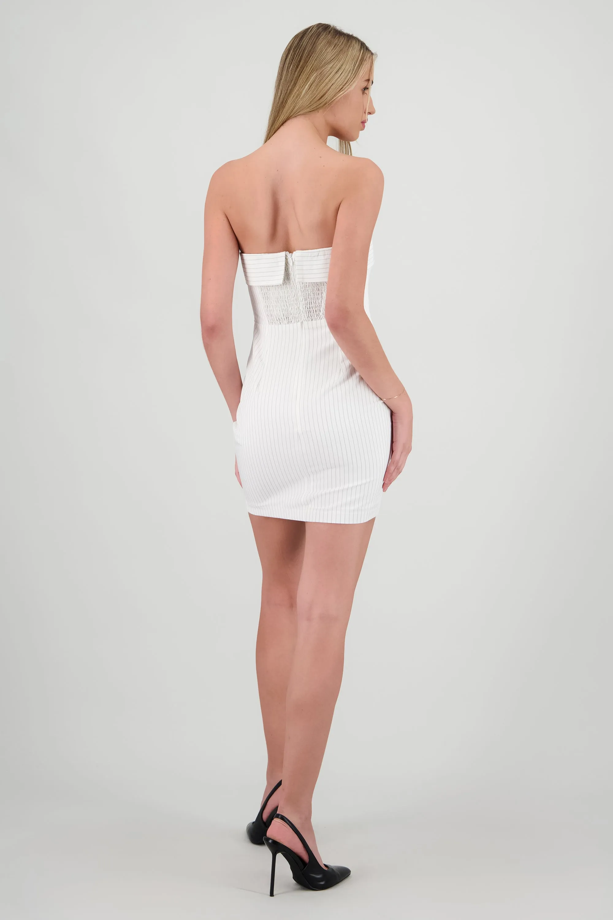 Vestido strapless rayas sold by Shasa product image thumbnail 4