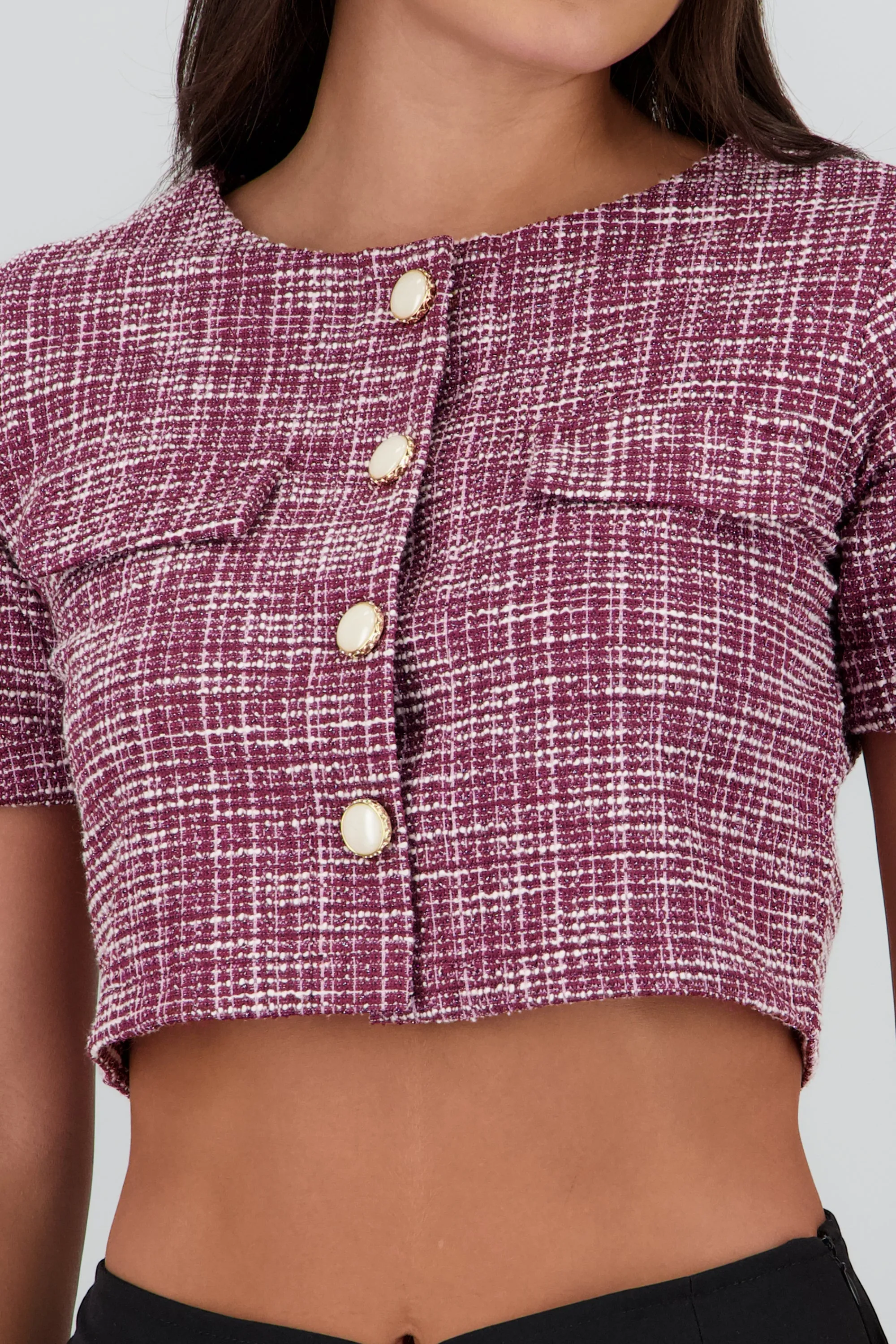 Blusa botones tweed sold by Shasa product image thumbnail 5