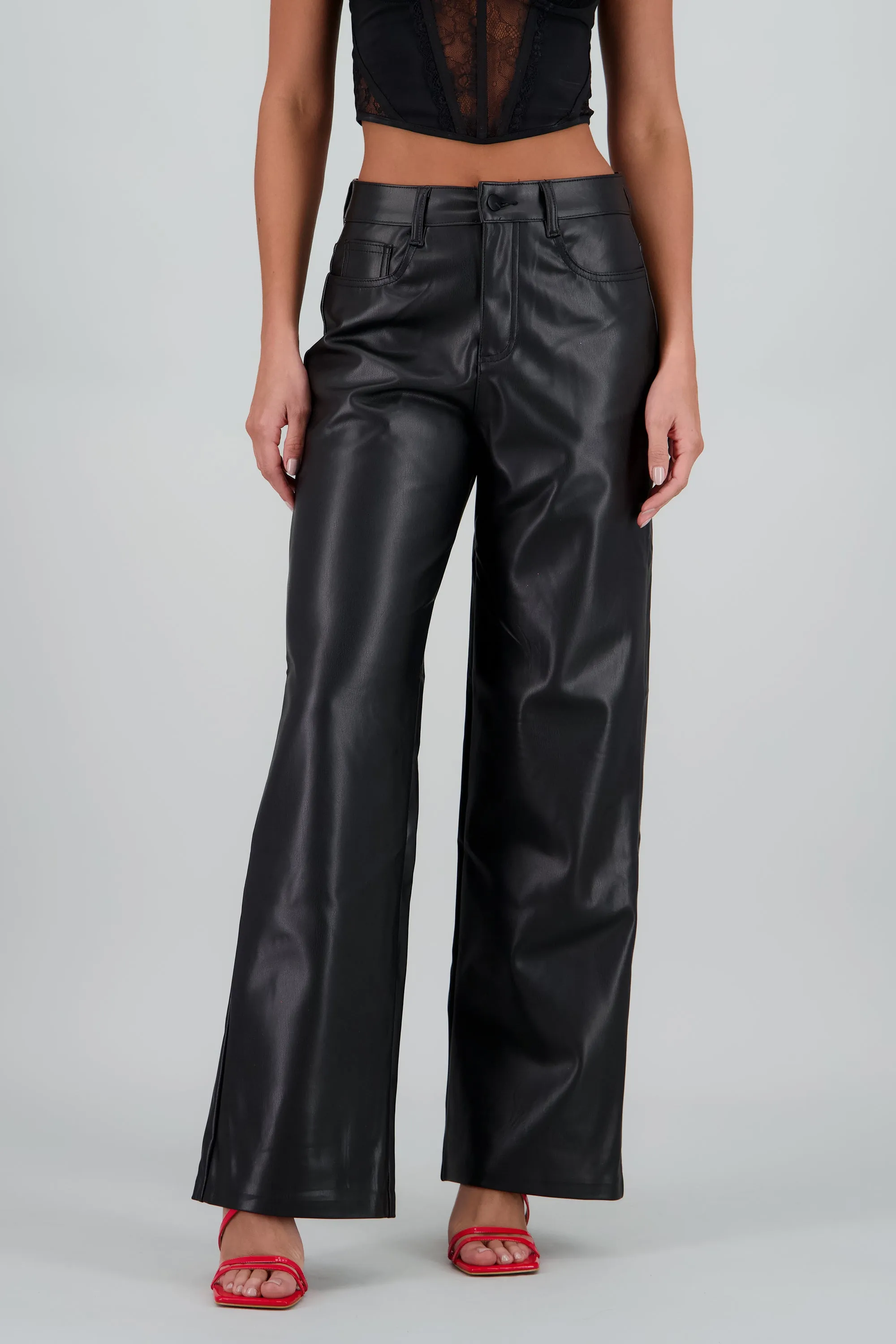 Pantalon amplio liso pu sold by Shasa product image thumbnail 2