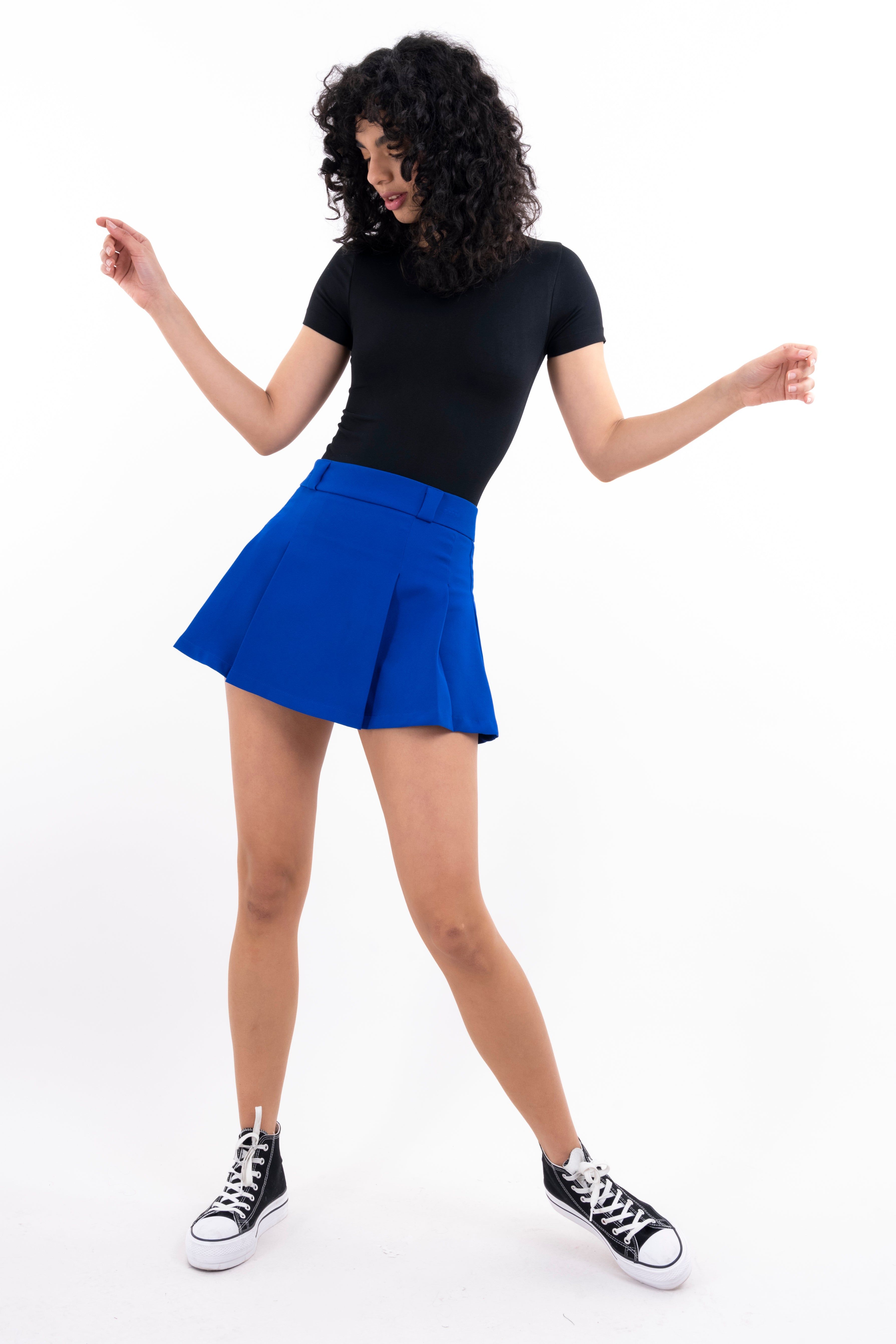 Falda mini tableada cierre sold by Shasa product image thumbnail 2