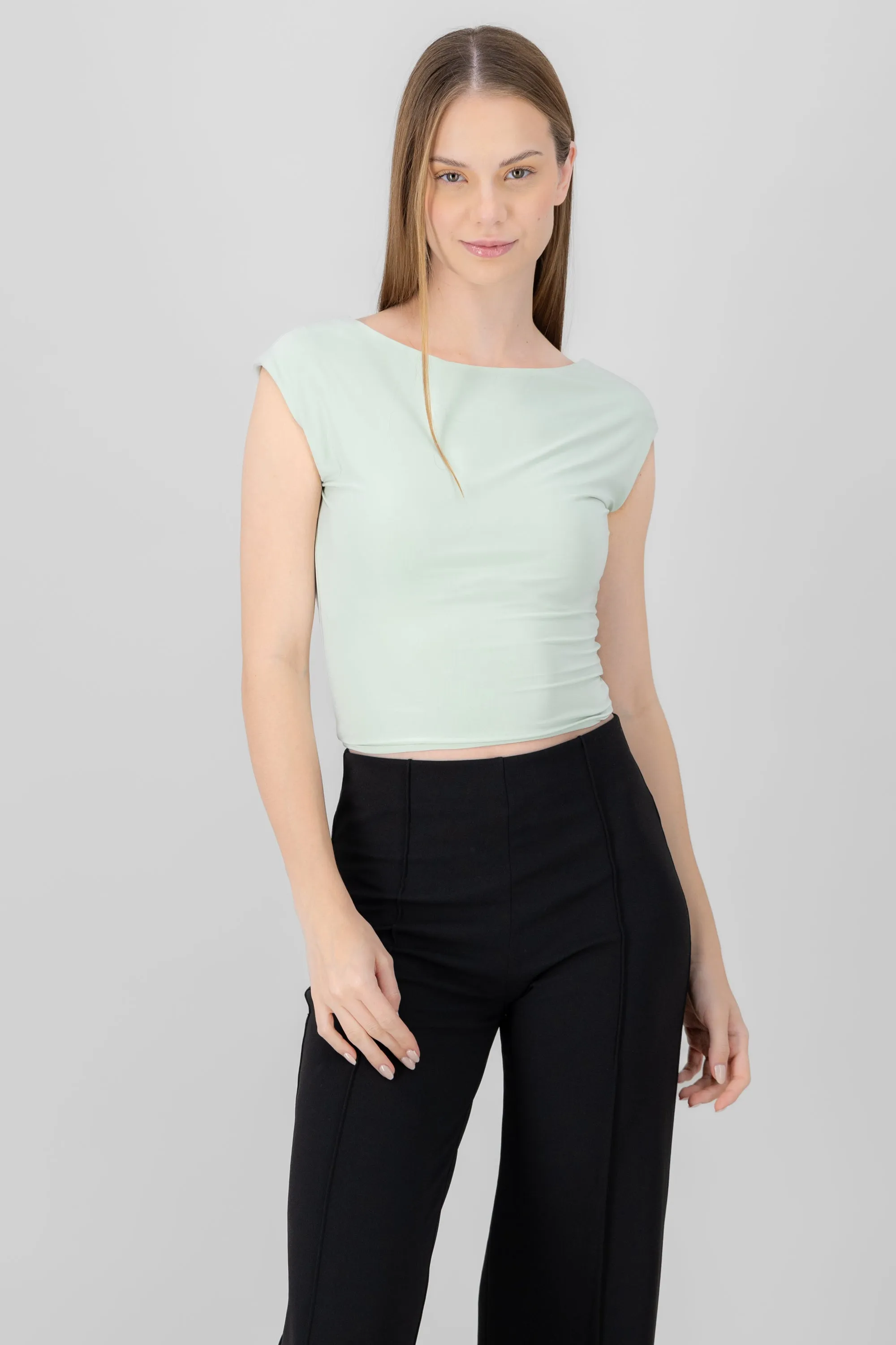 Top espalda descubierta doble tela sold by Shasa