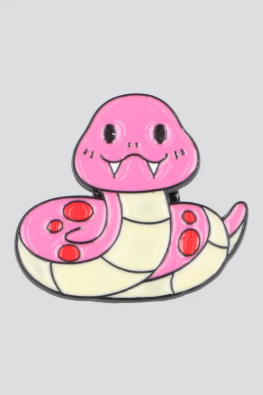 Pin serpiente feliz sold by Shasa