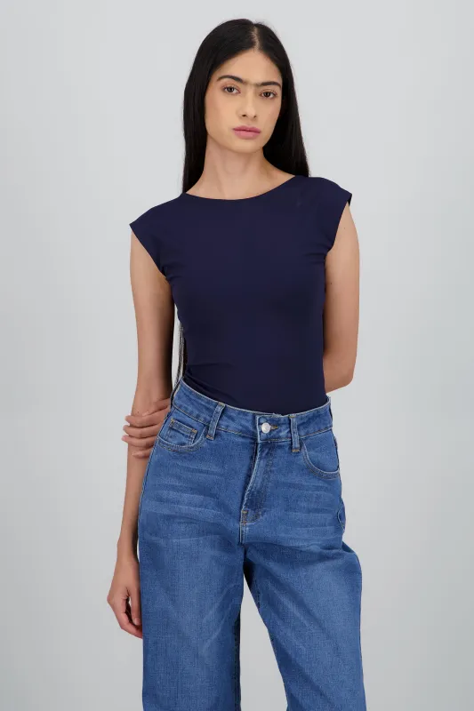 Bodysuit liso escote redondo sold by Shasa