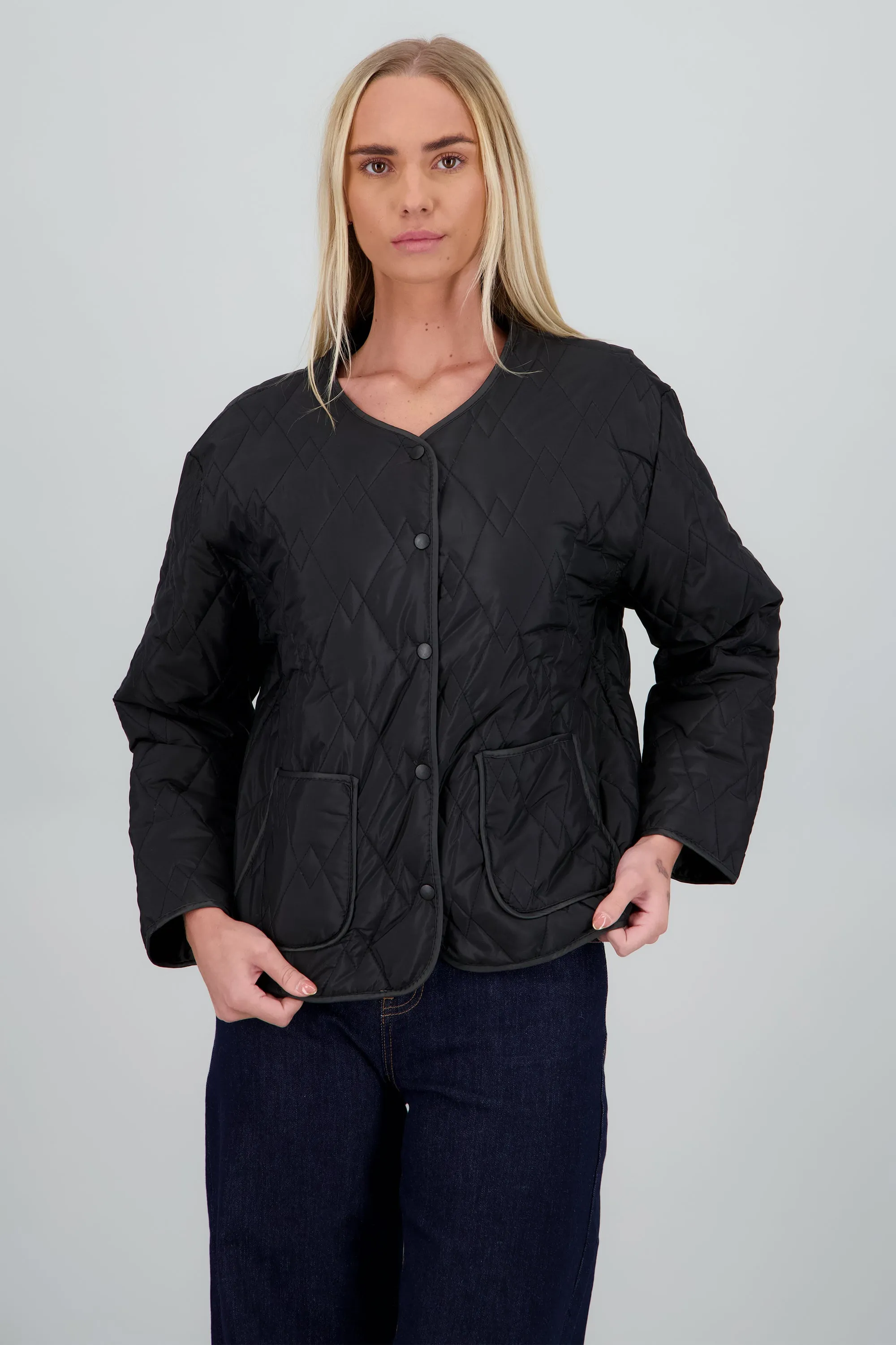 Chamarra lisa ligera capitonada sold by Shasa product image thumbnail 2