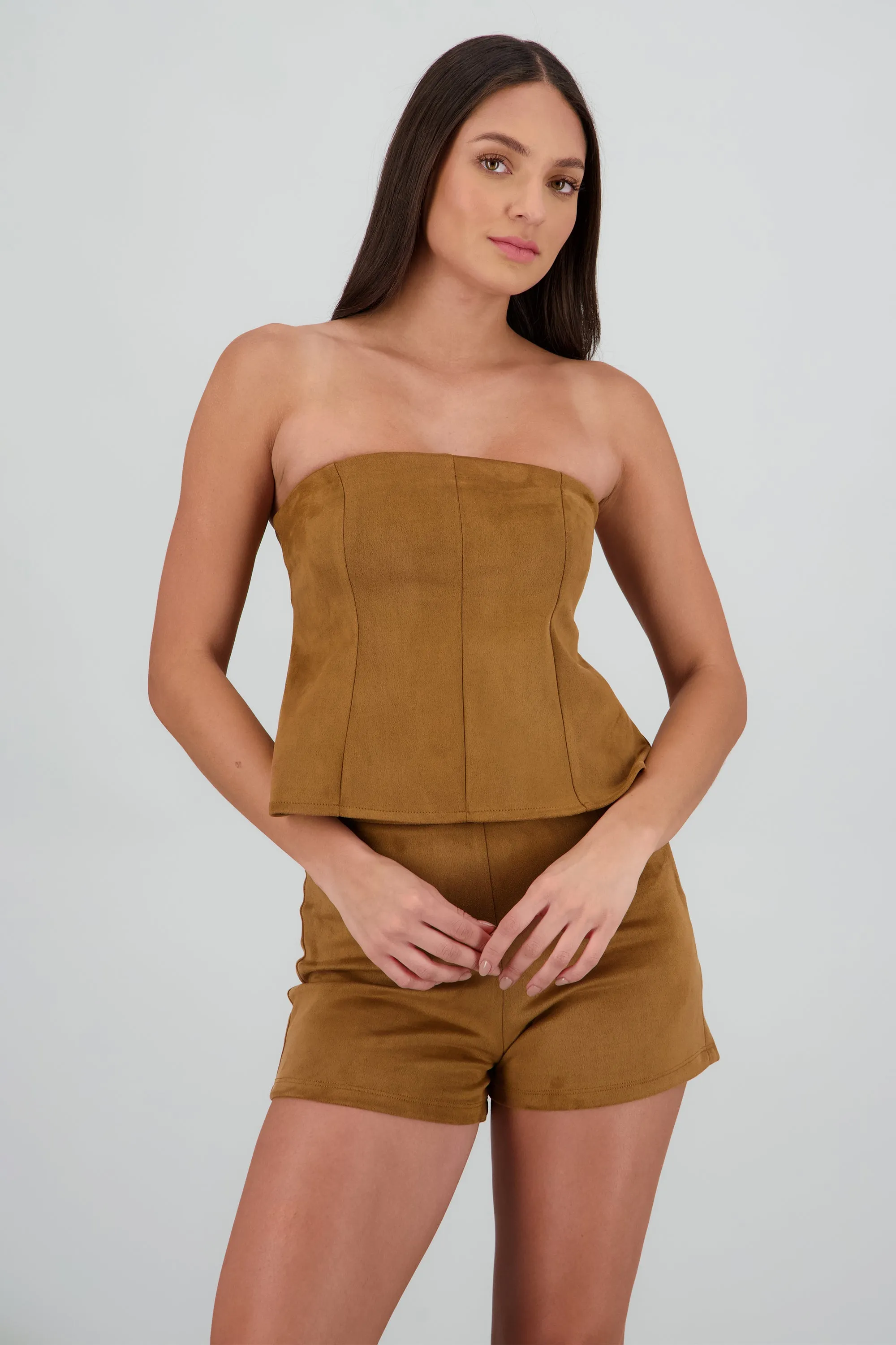 Top strapples detalle pinzas suede sold by Shasa product image thumbnail 2