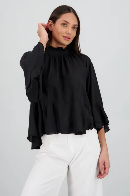 Blusa olanes capa de chiffon sold by Shasa