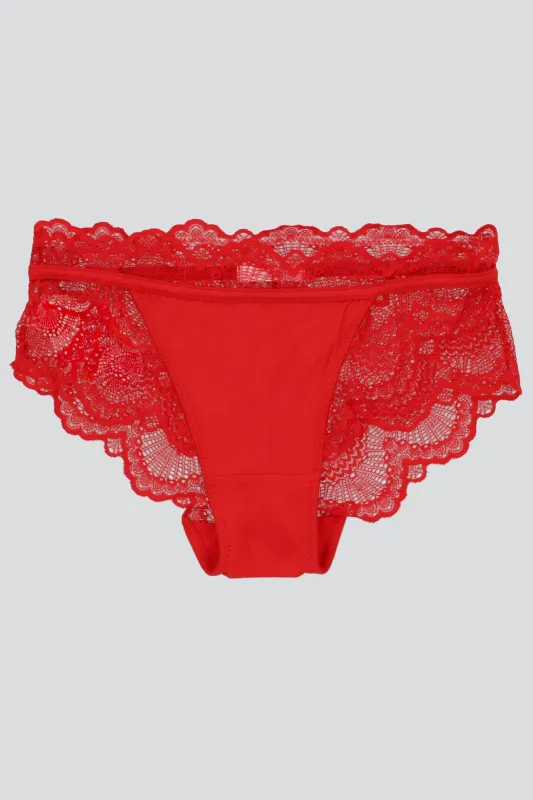 Bikini liso detalle encaje sold by Shasa