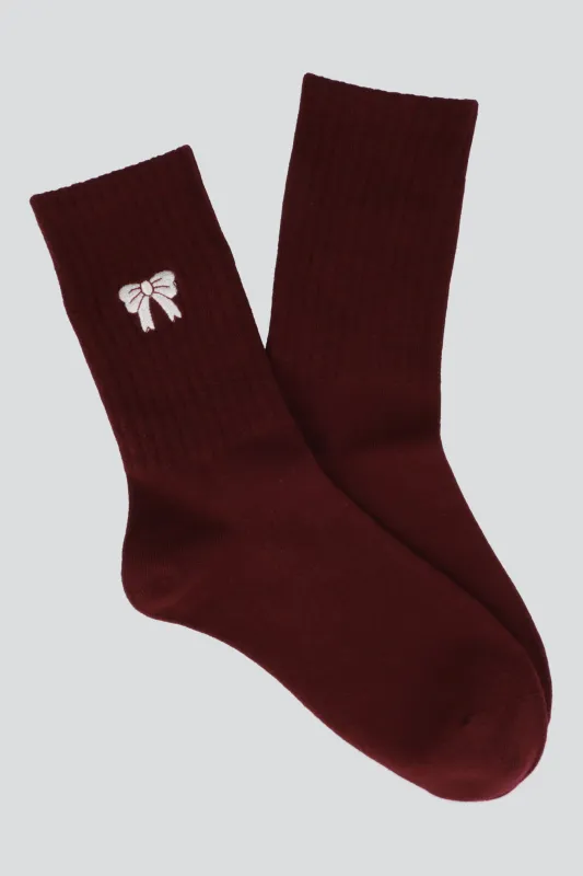 Calcetin moño bordado sold by Shasa