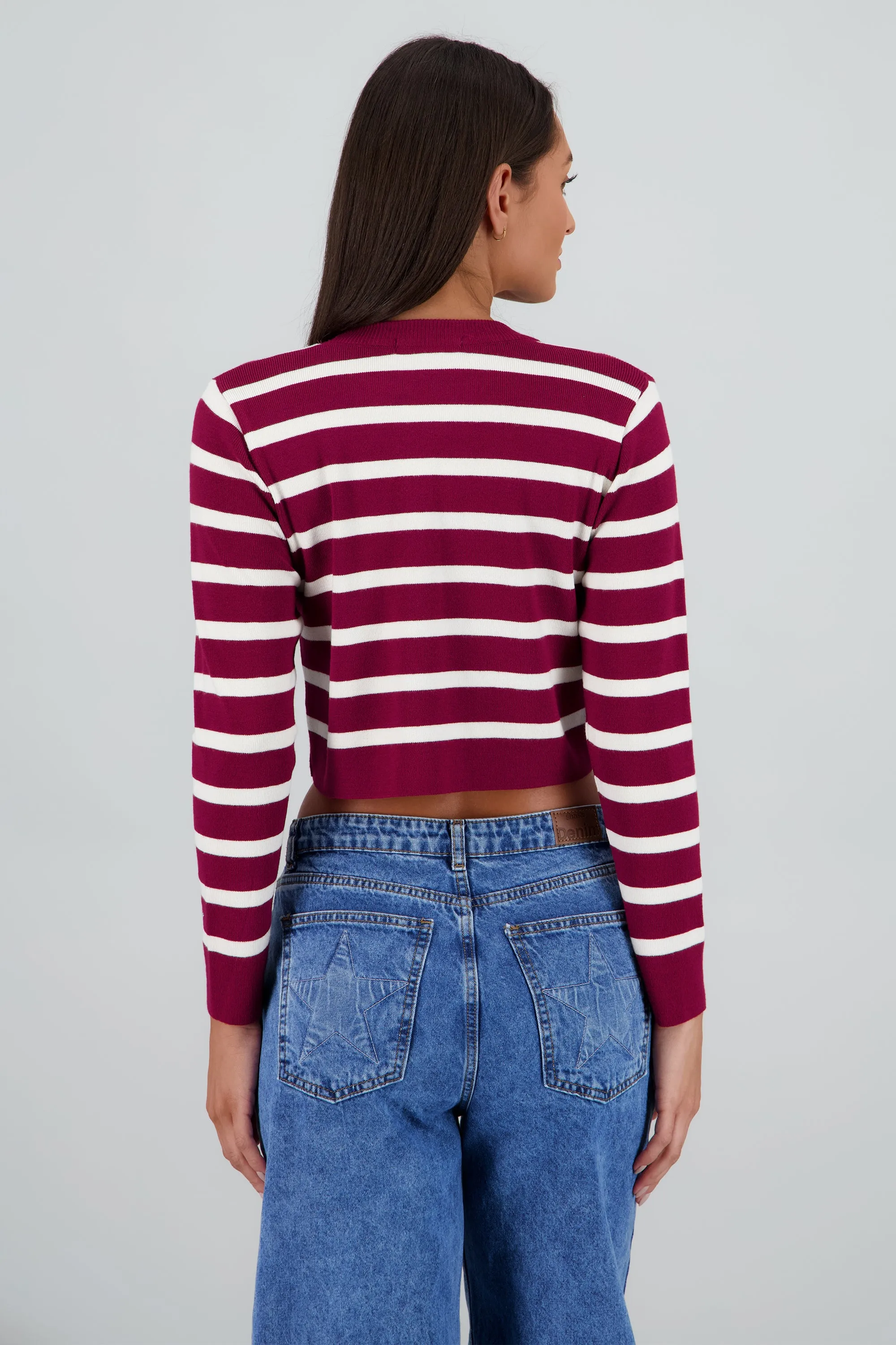 Sueter rayas crop sold by Shasa product image thumbnail 4