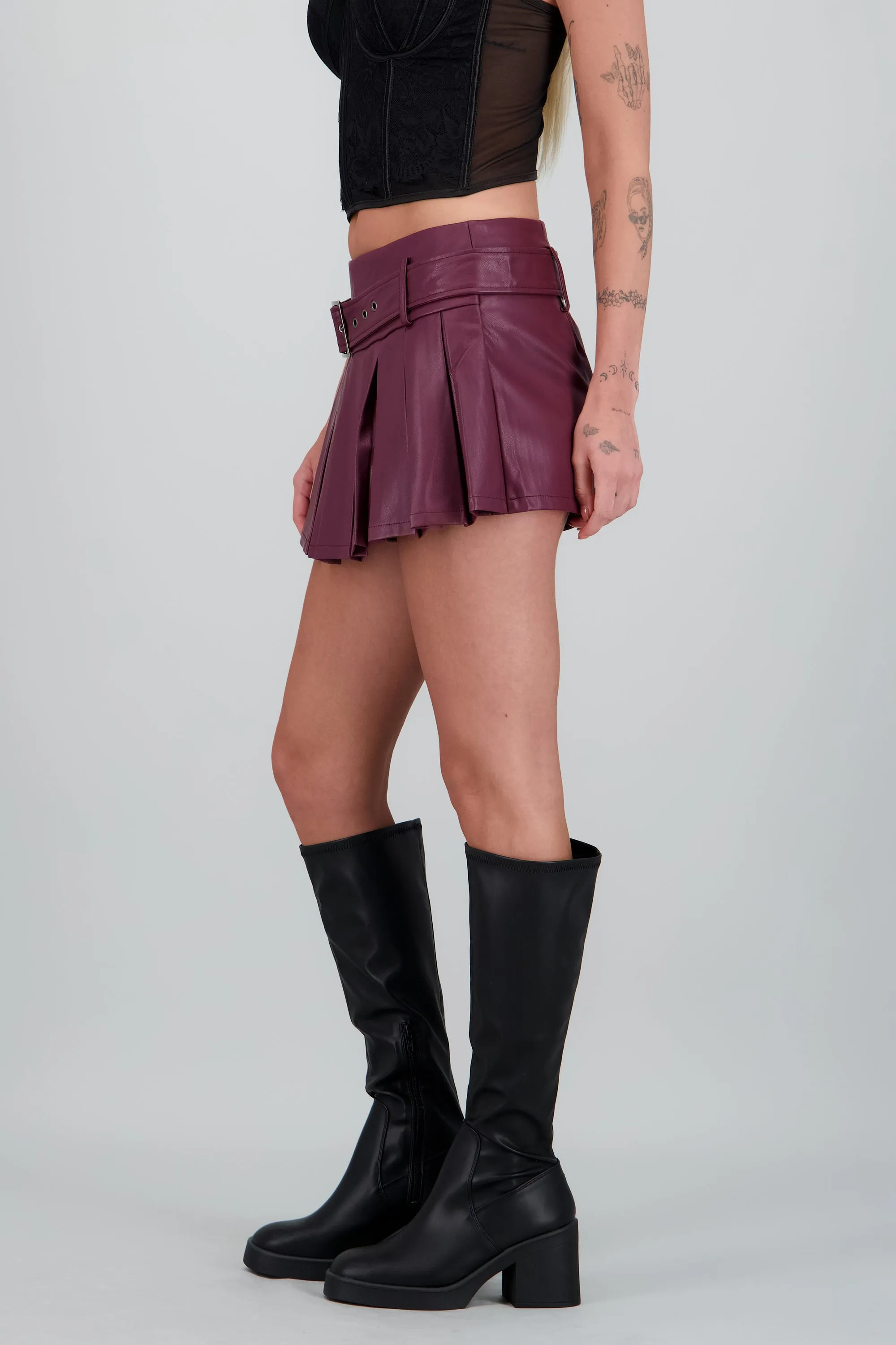 Falda tableada con cinturon sold by Shasa product image thumbnail 3