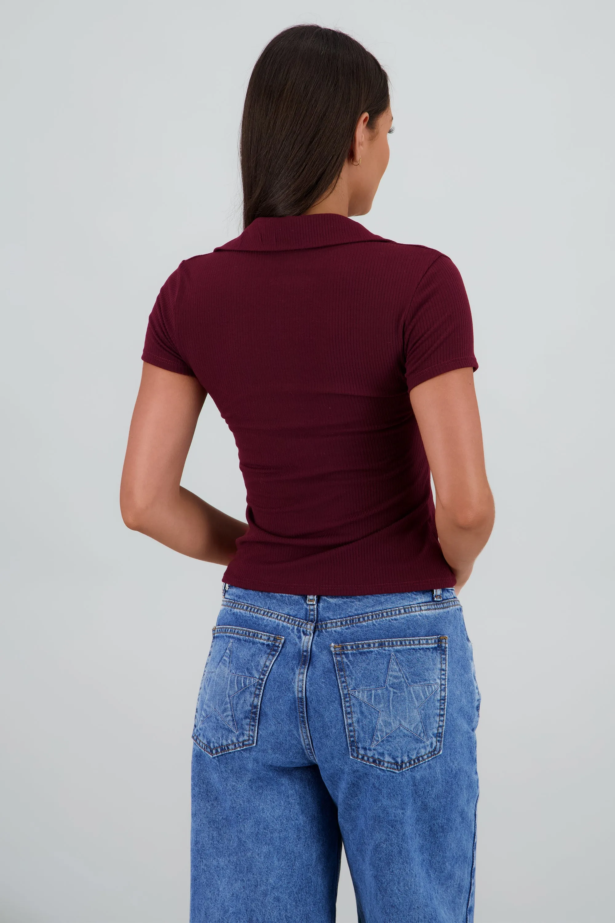 Playera cuello polo manga corta sold by Shasa product image thumbnail 4