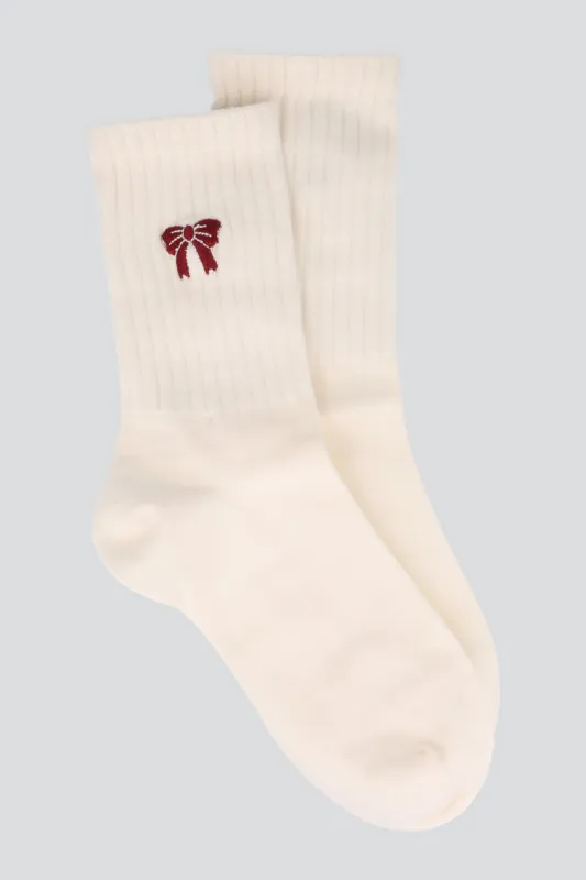 Calcetin moño bordado sold by Shasa