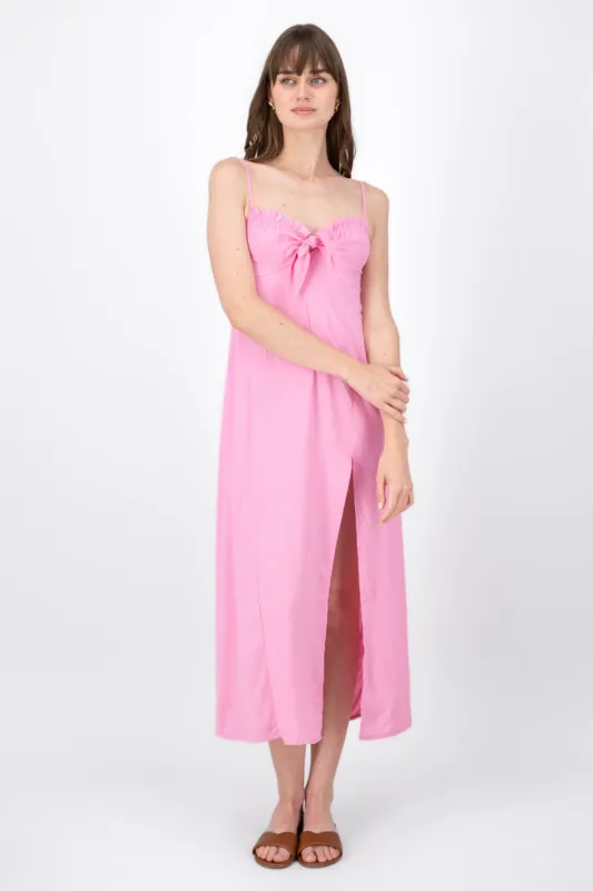 Vestido Midi Detalle Escote sold by Shasa