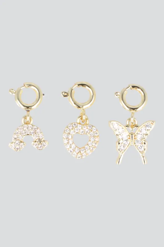 Set 3 charms mariposas pq sold by Shasa
