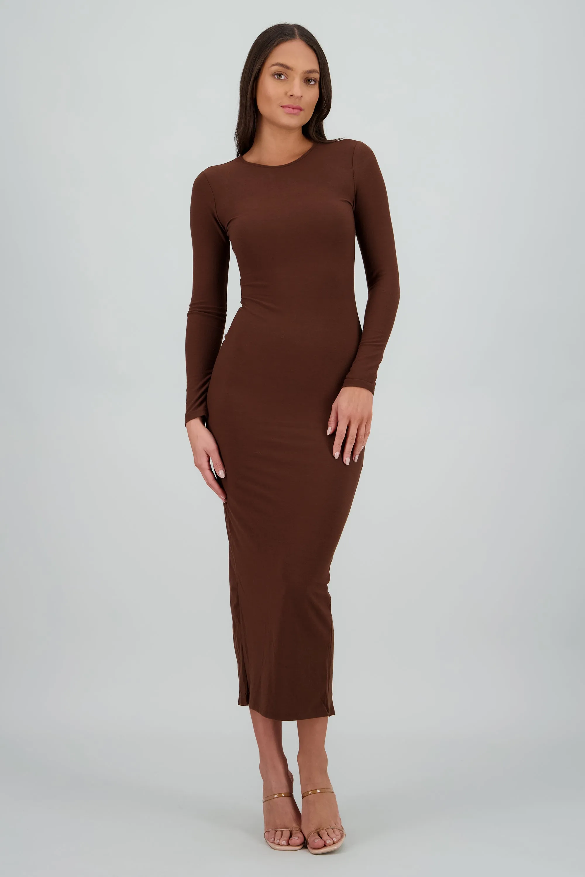 Vestido satinado midi sold by Shasa