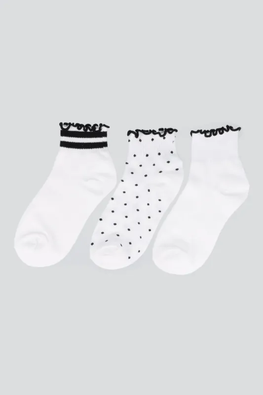 Tripack calcetines olan print sold by Shasa