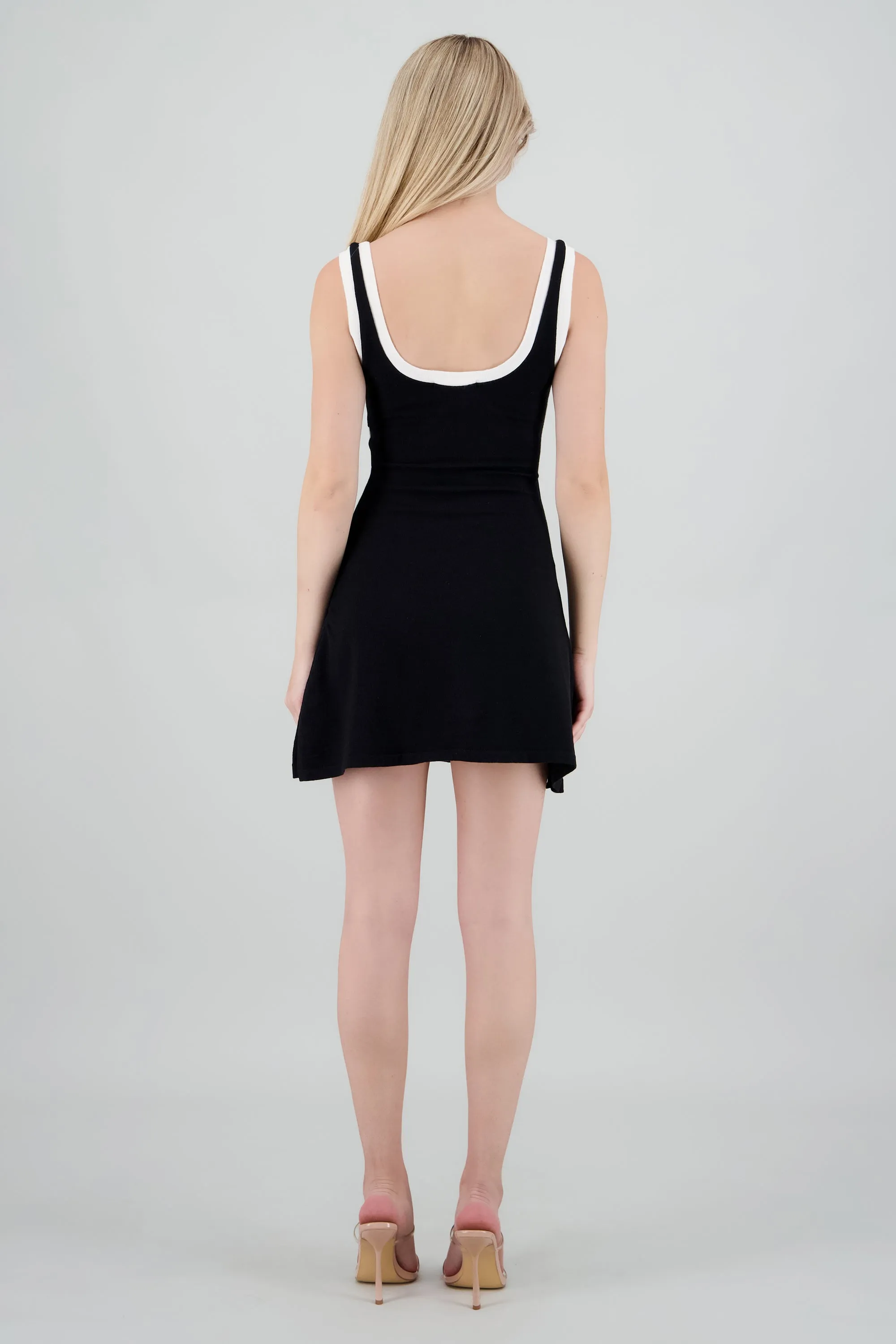 Vestido sin manga contraste copa sold by Shasa product image thumbnail 4