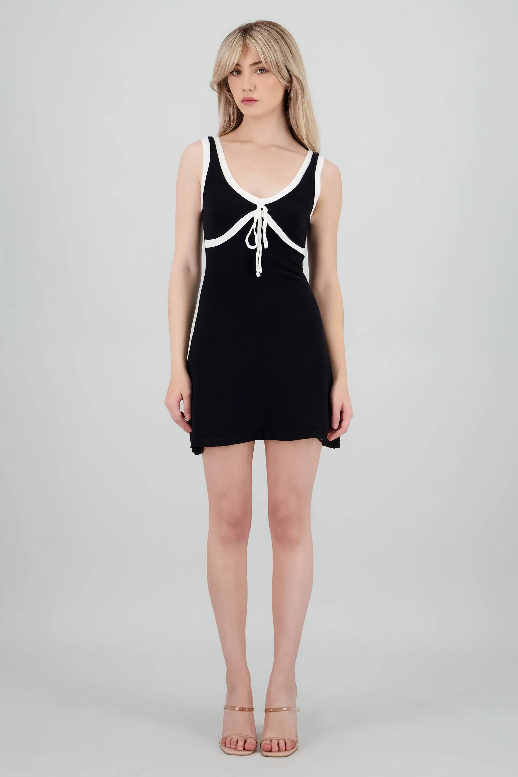 Vestido sin manga contraste copa sold by Shasa product image thumbnail 2