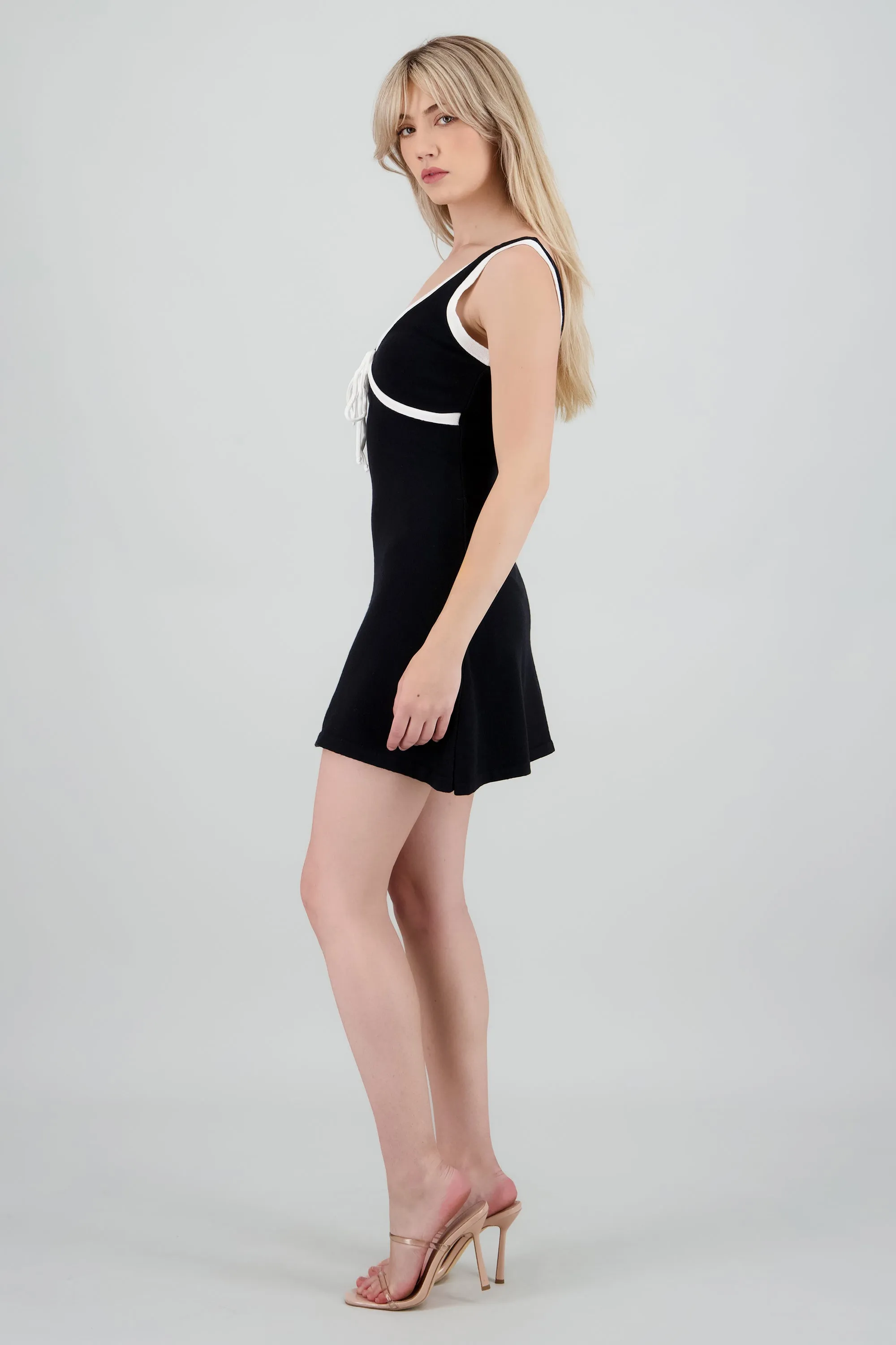 Vestido sin manga contraste copa sold by Shasa product image thumbnail 3