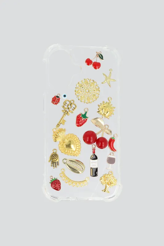 Funda iph 16 charms encapsulados sold by Shasa