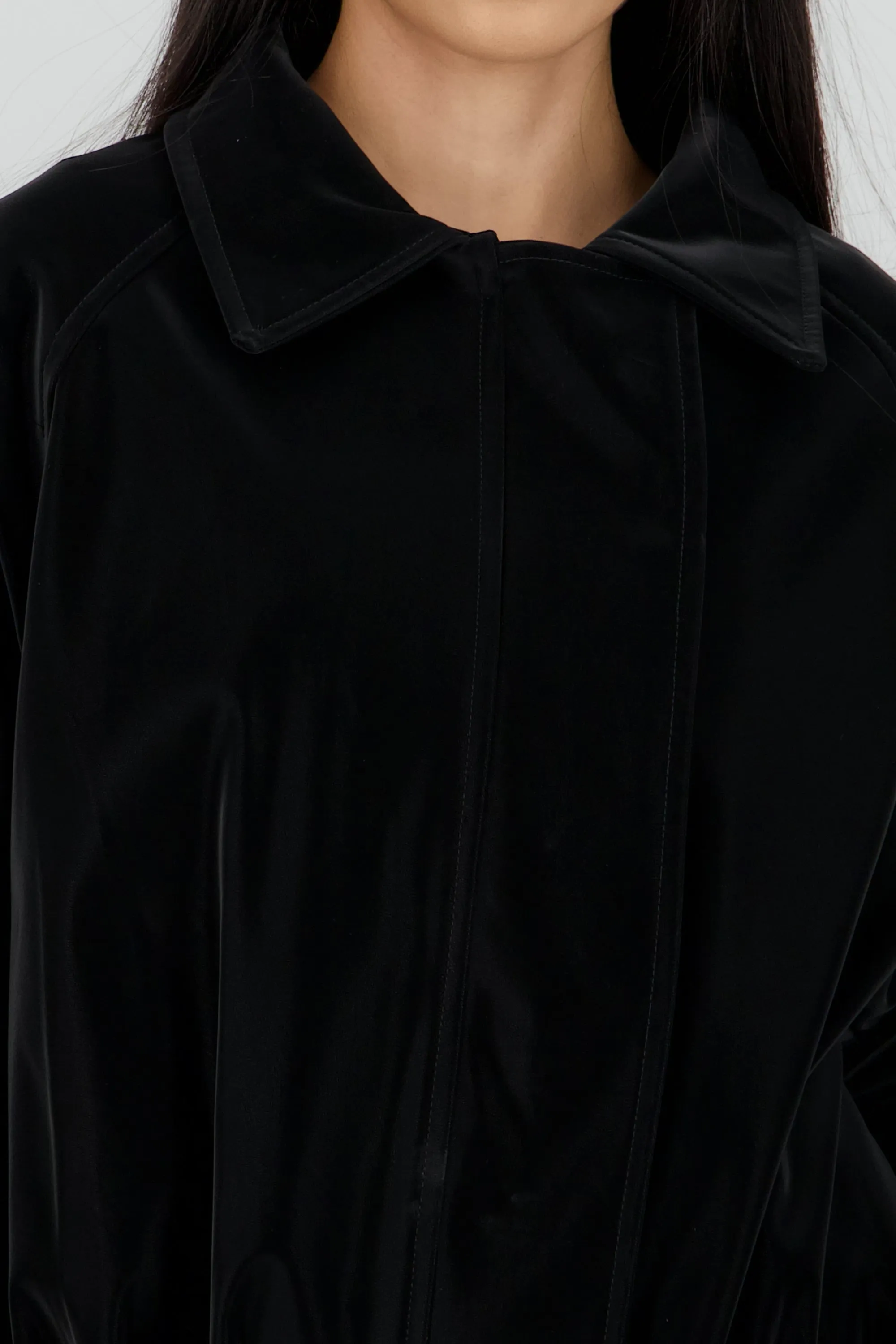 Chamarra bomber con cortes tacto peach sold by Shasa product image thumbnail 5