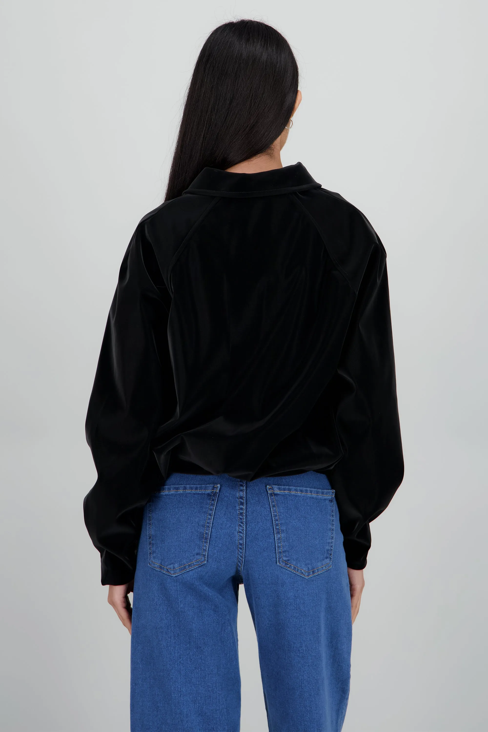 Chamarra bomber con cortes tacto peach sold by Shasa product image thumbnail 4