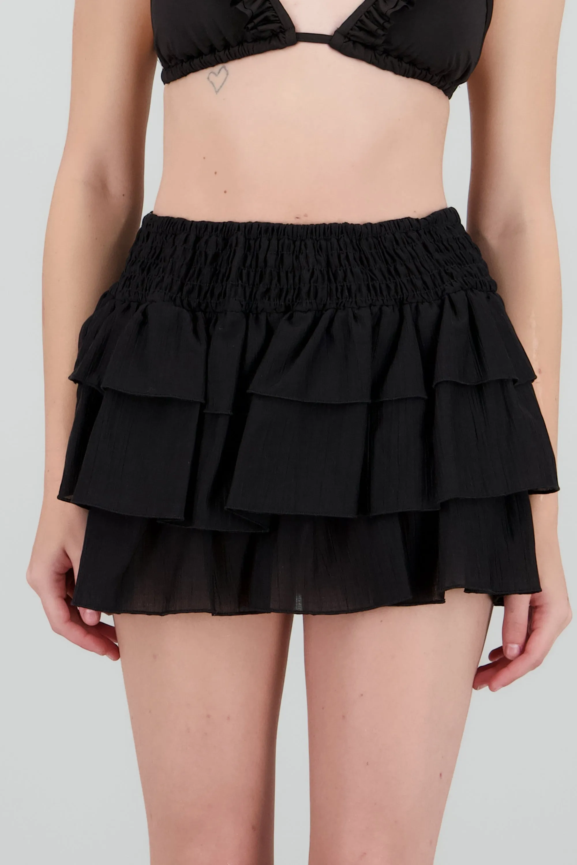 Falda mini olanes smock sold by Shasa product image thumbnail 5