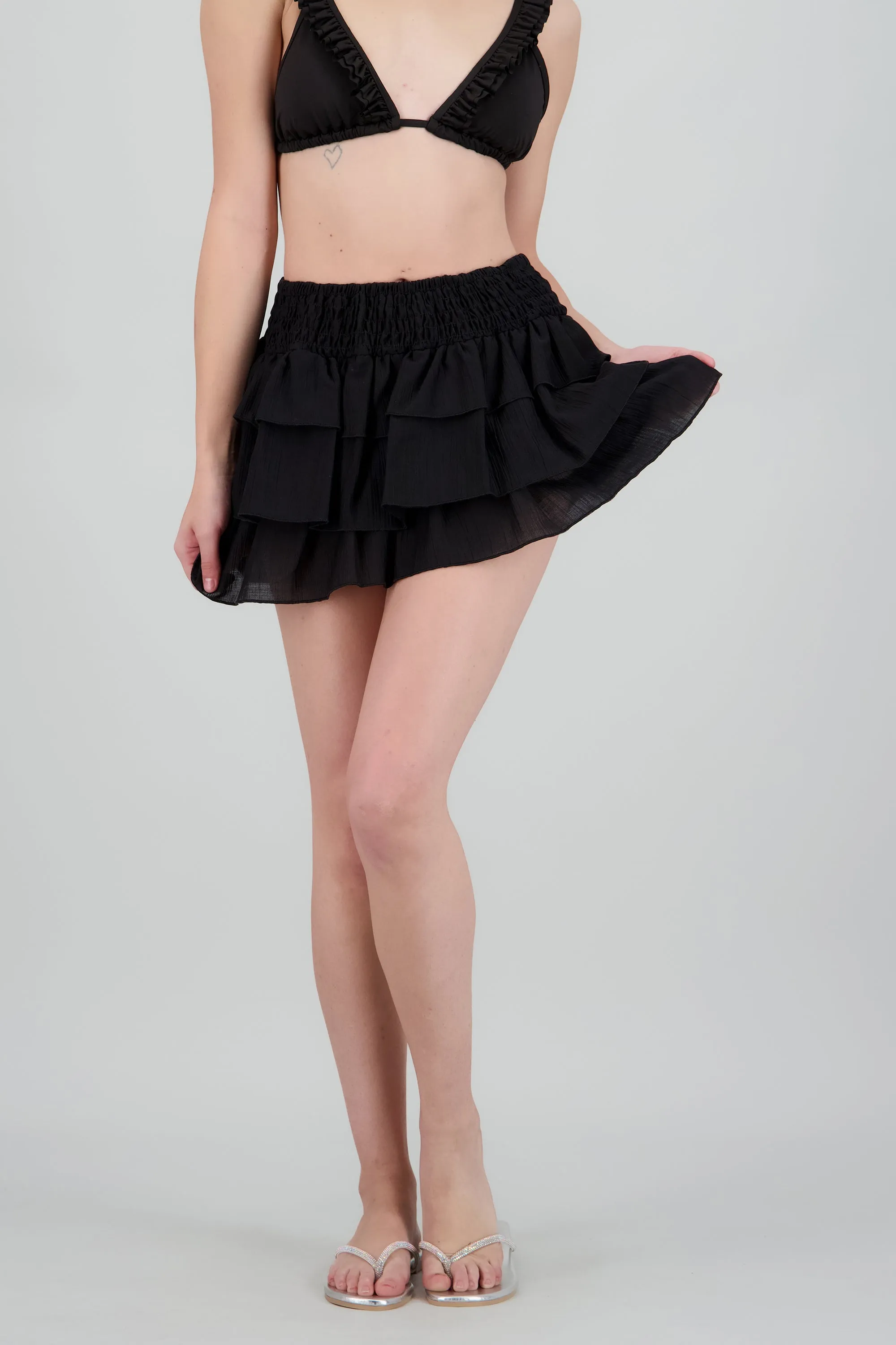 Falda mini olanes smock sold by Shasa product image thumbnail 2