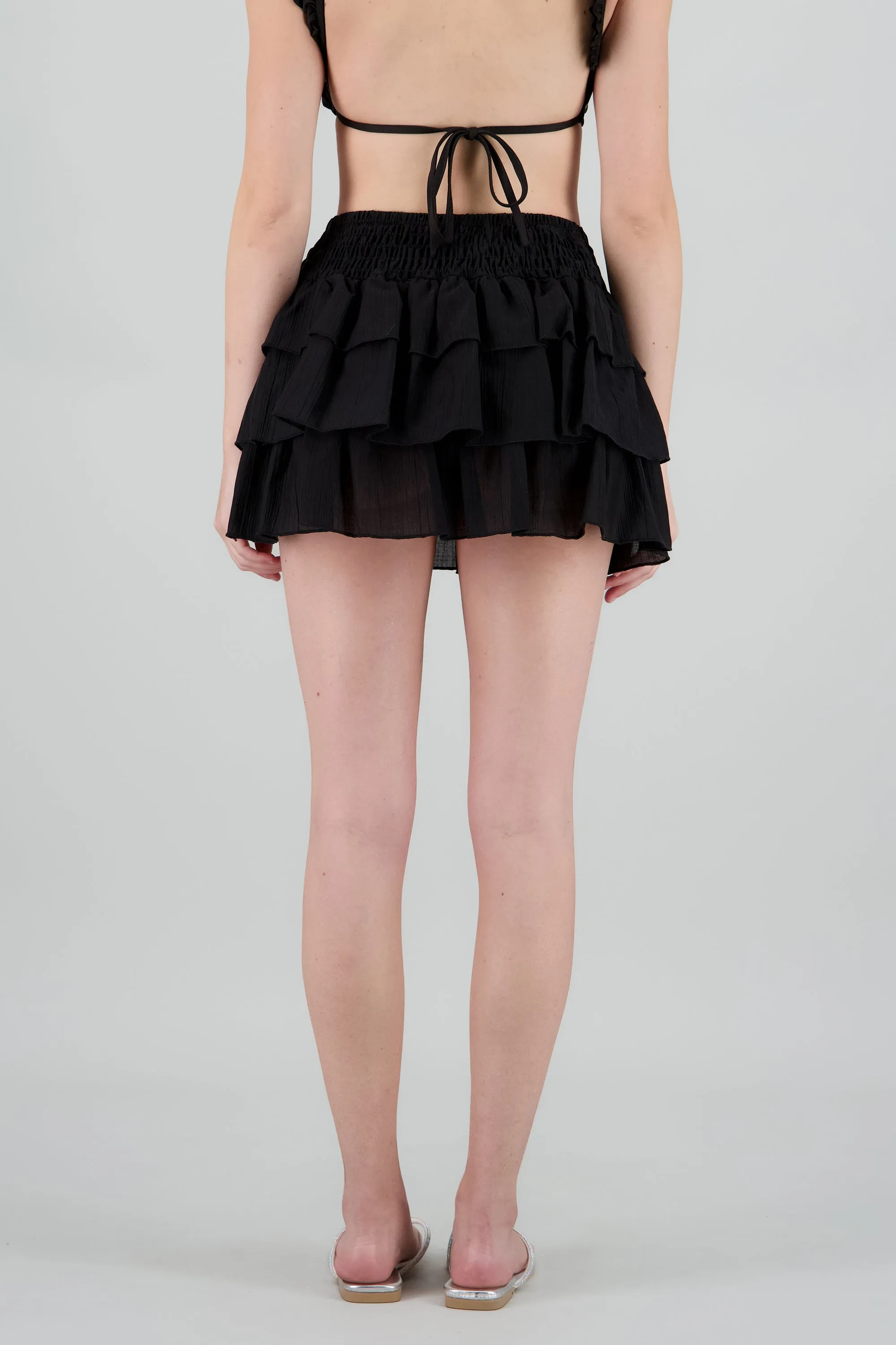 Falda mini olanes smock sold by Shasa product image thumbnail 4