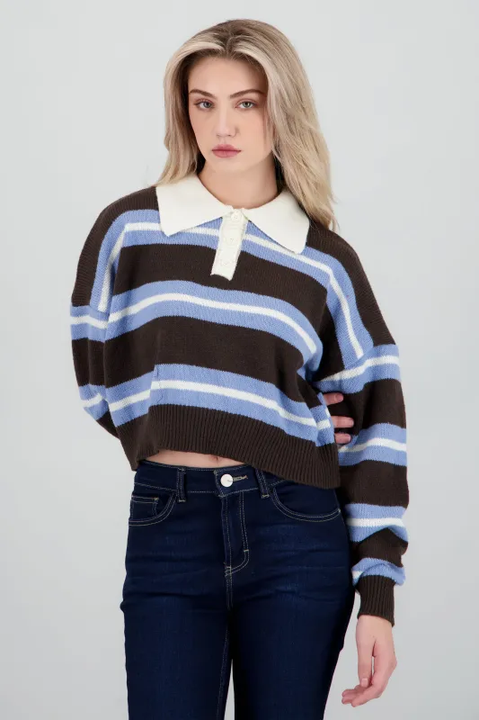 Sueter polo rayas sold by Shasa