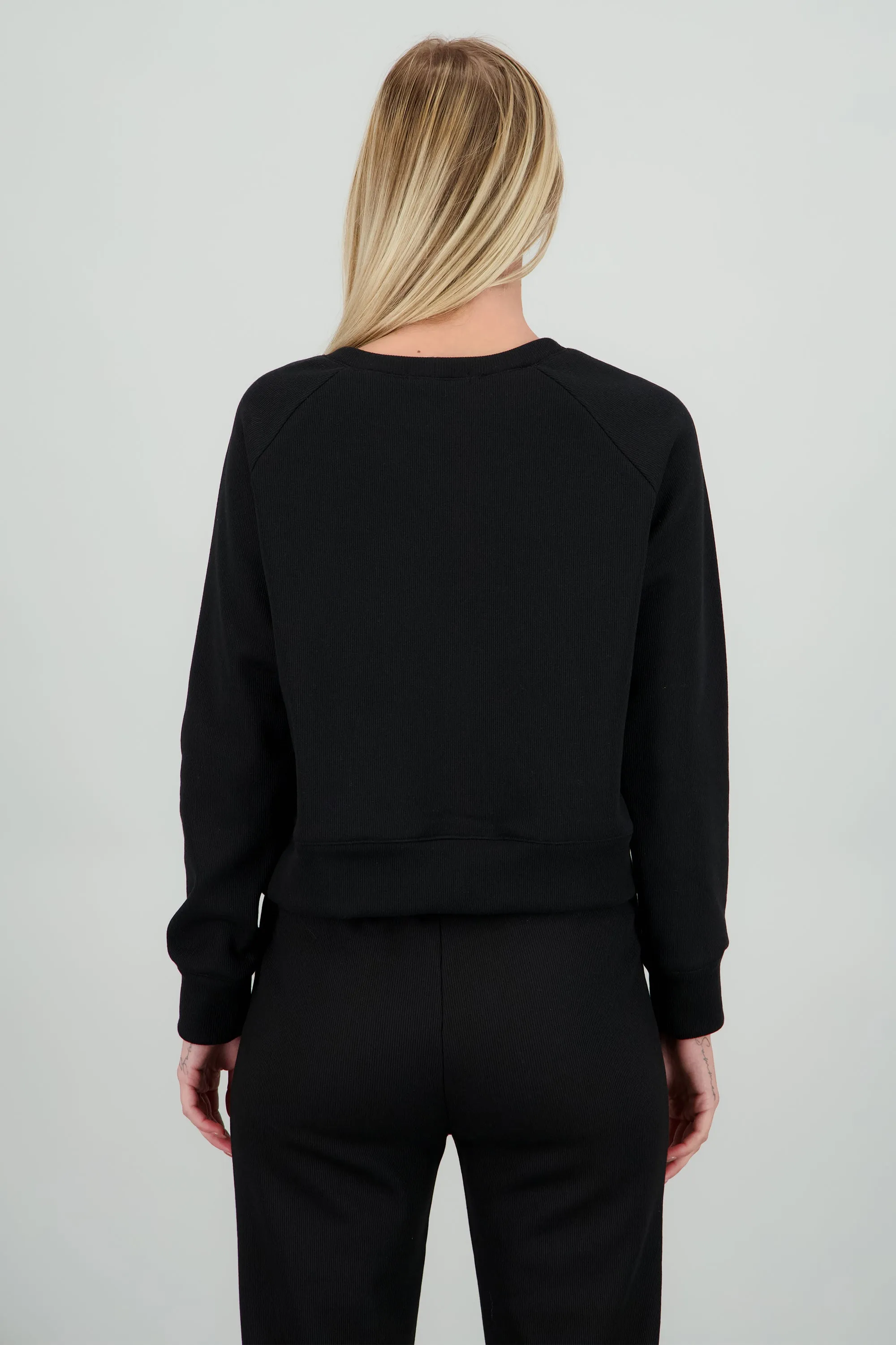 Sudadera cuello redondo detalle flece sold by Shasa product image thumbnail 4