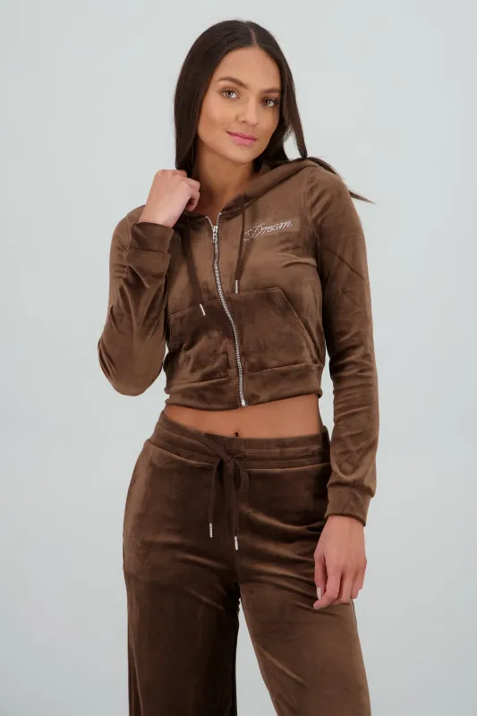 Chamarra con gorro y cierre lisa dream sold by Shasa