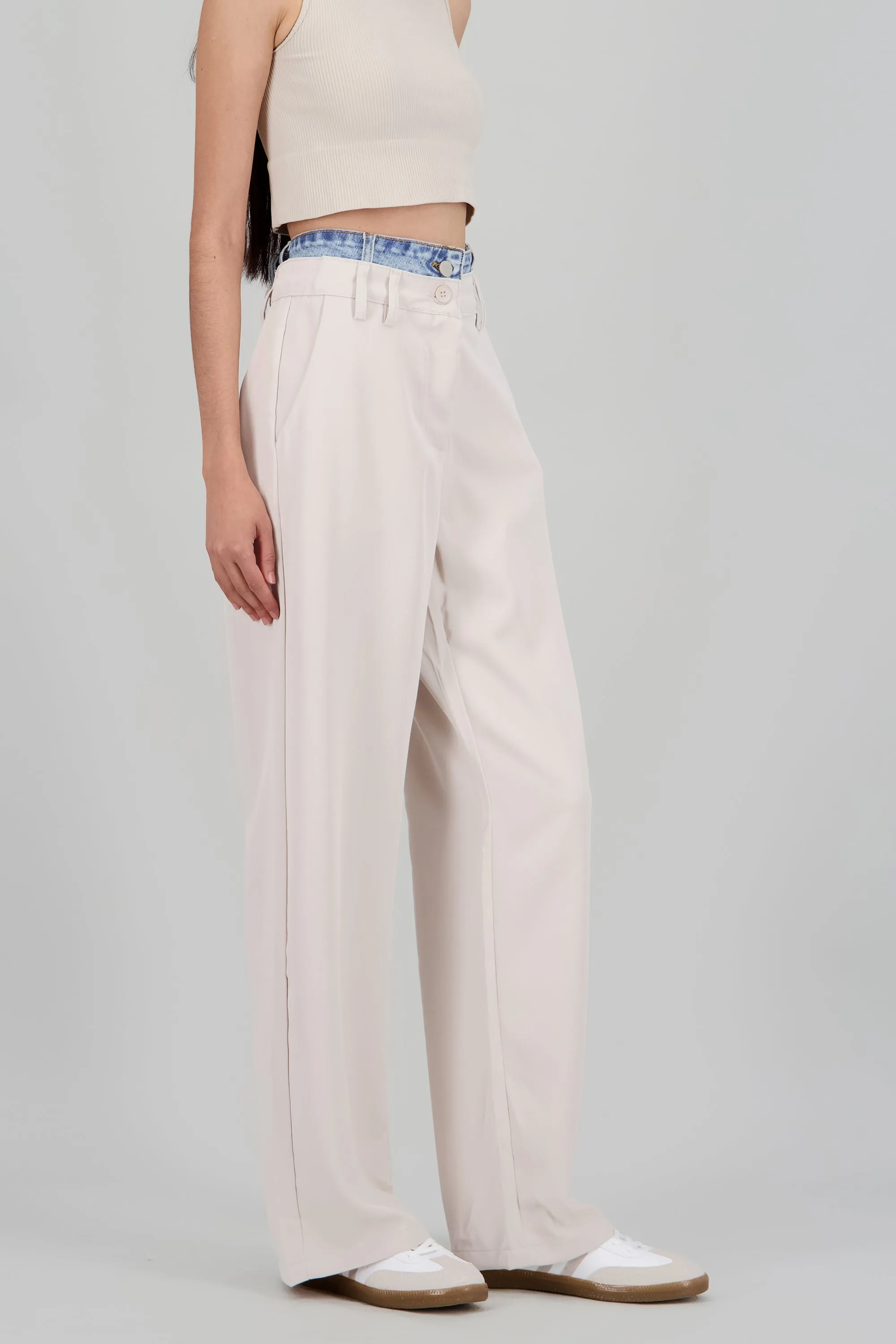 Pantalon liso doble pretina sold by Shasa product image thumbnail 3