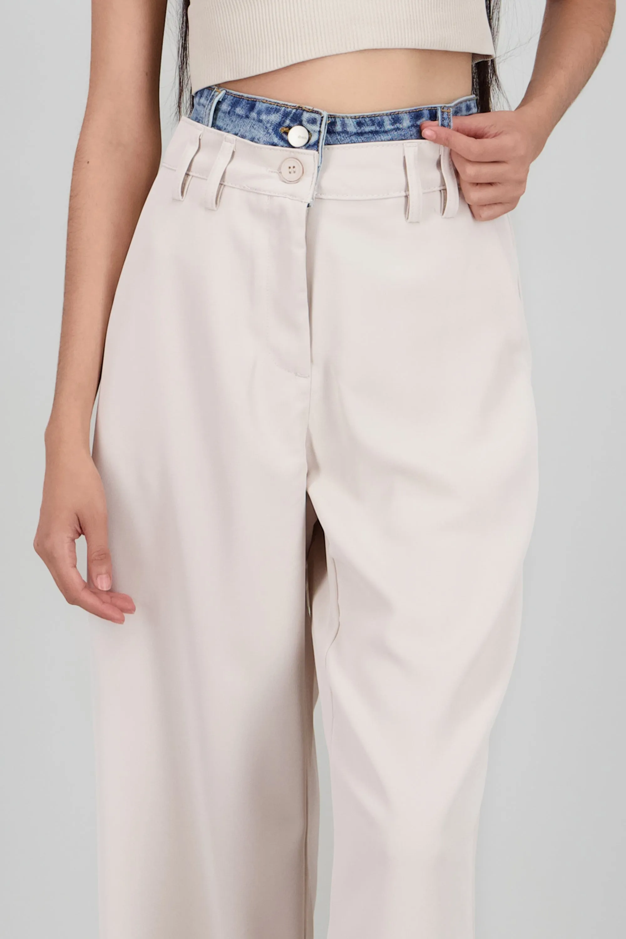 Pantalon liso doble pretina sold by Shasa product image thumbnail 5